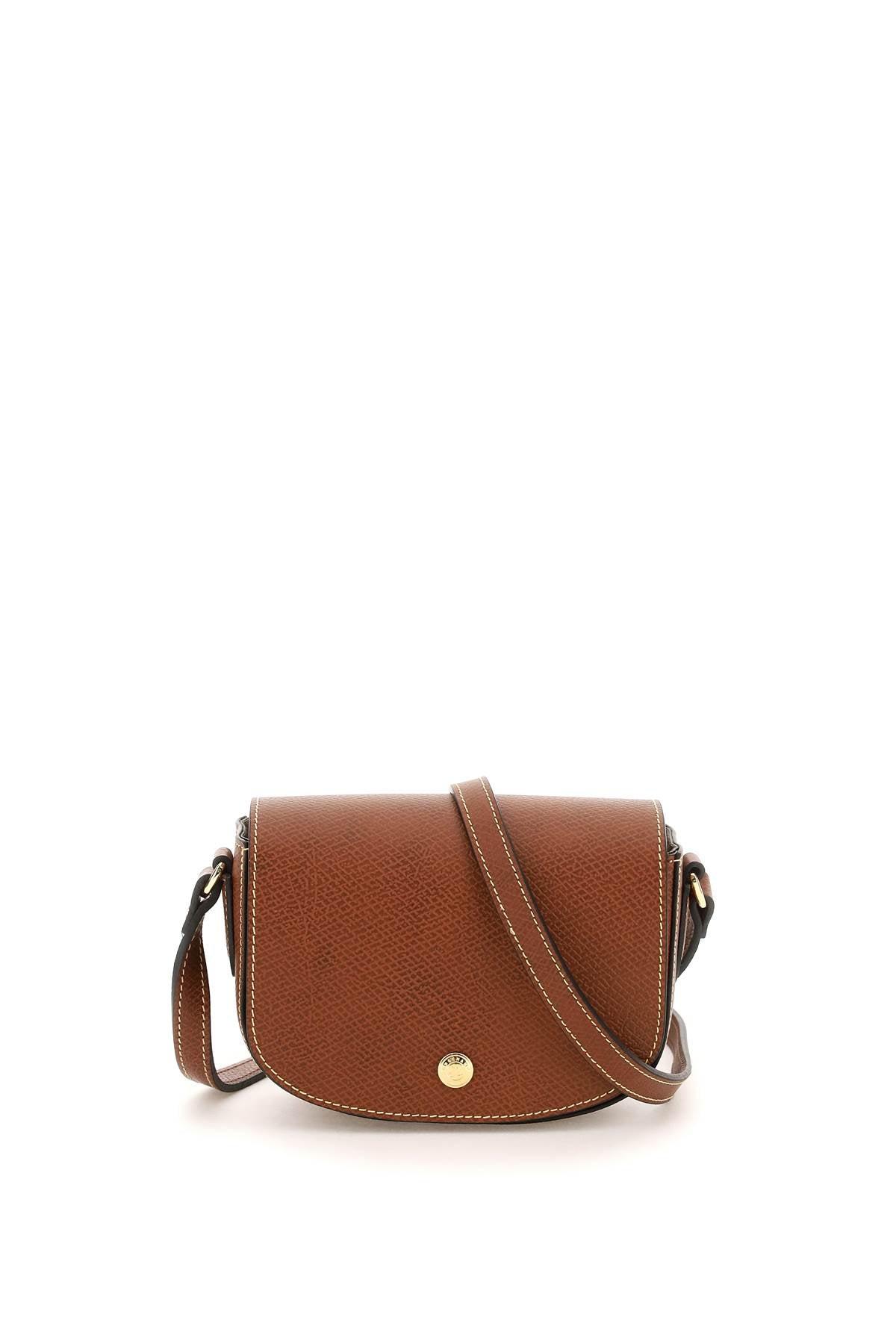 Longchamp Épure Grained Leather Mini Bag in Brown | Lyst