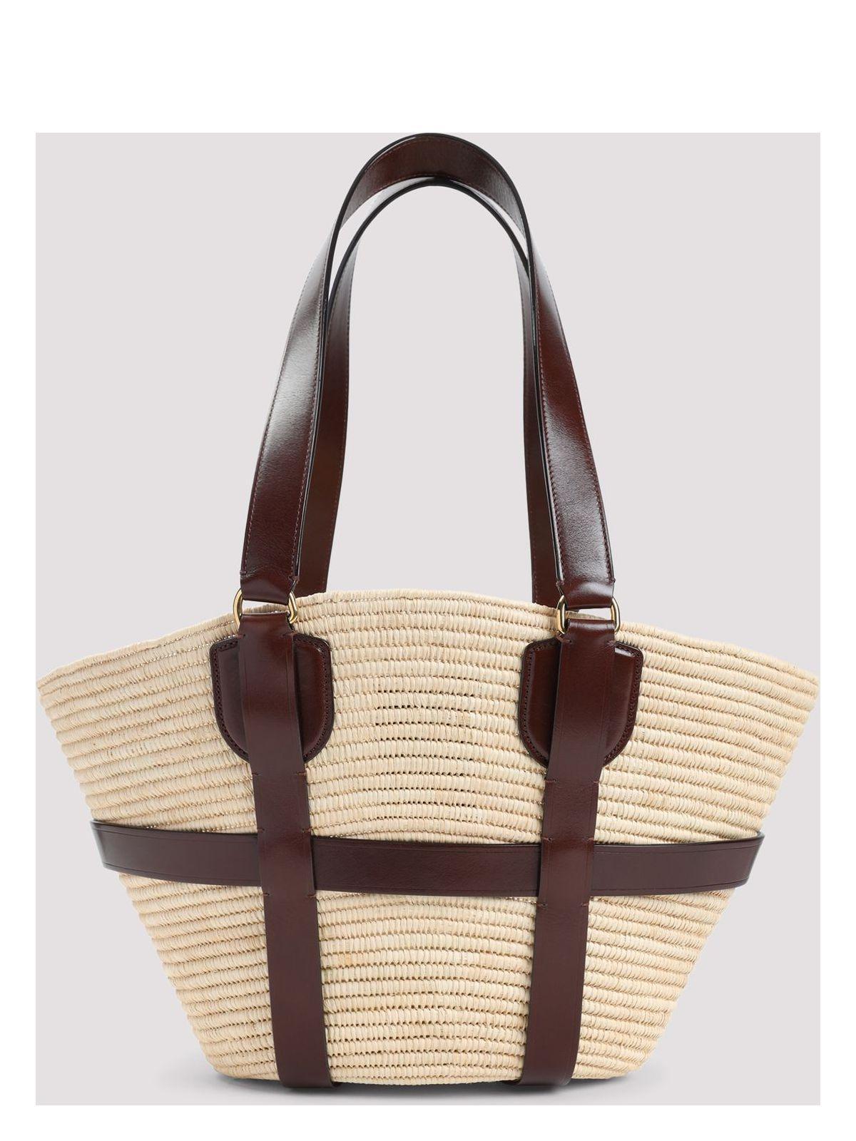 Chloé Large Basket Kerala in Natural | Lyst
