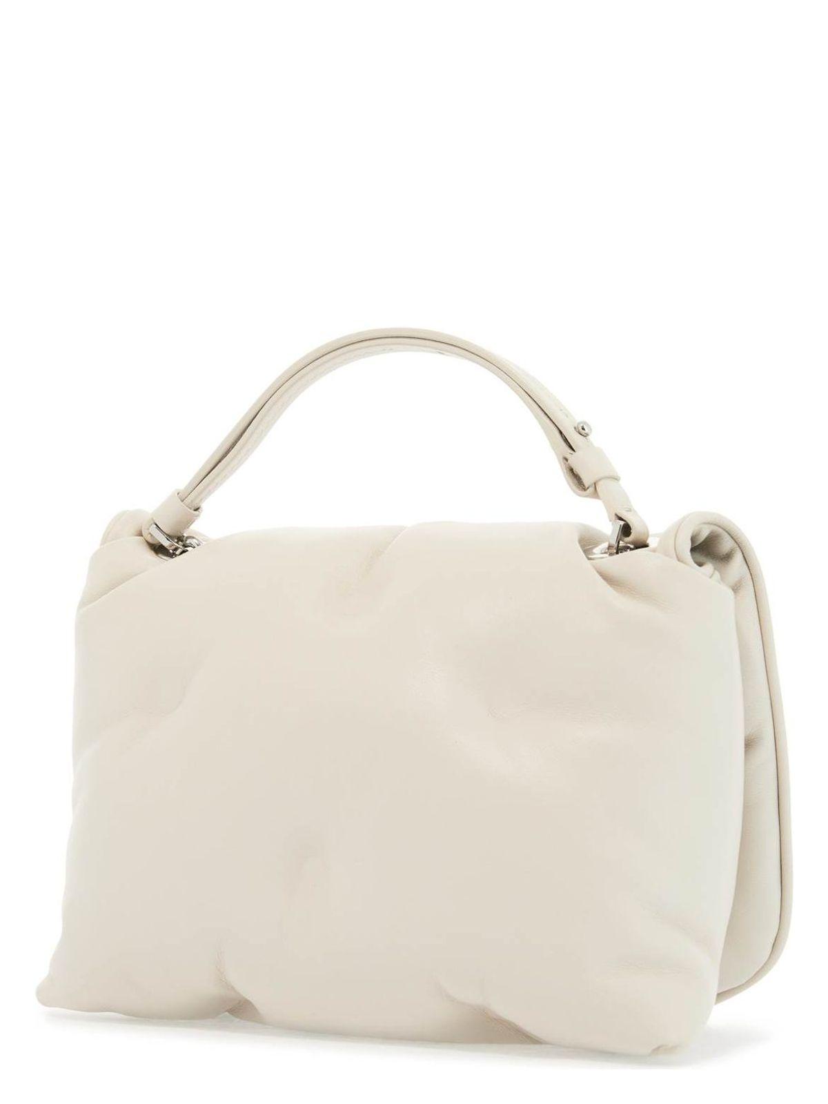 ショルダーバッグ・ポシェット Maison Margiela Chalk Nappa Leather Small Glam Slam Flap Cro MAISON MARGIELA Glam Slam Flap Small Bag | Sam Malouf