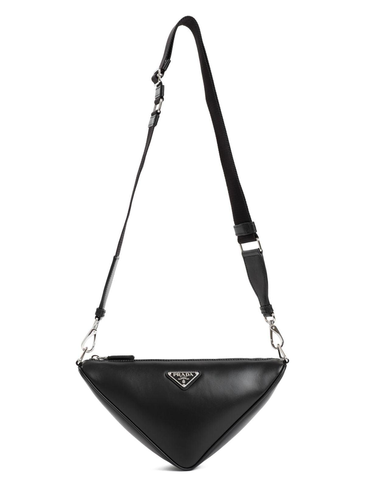 ショルダーバッグ PRADA Black leather Triangle crossbody bag s-l1200.jpg