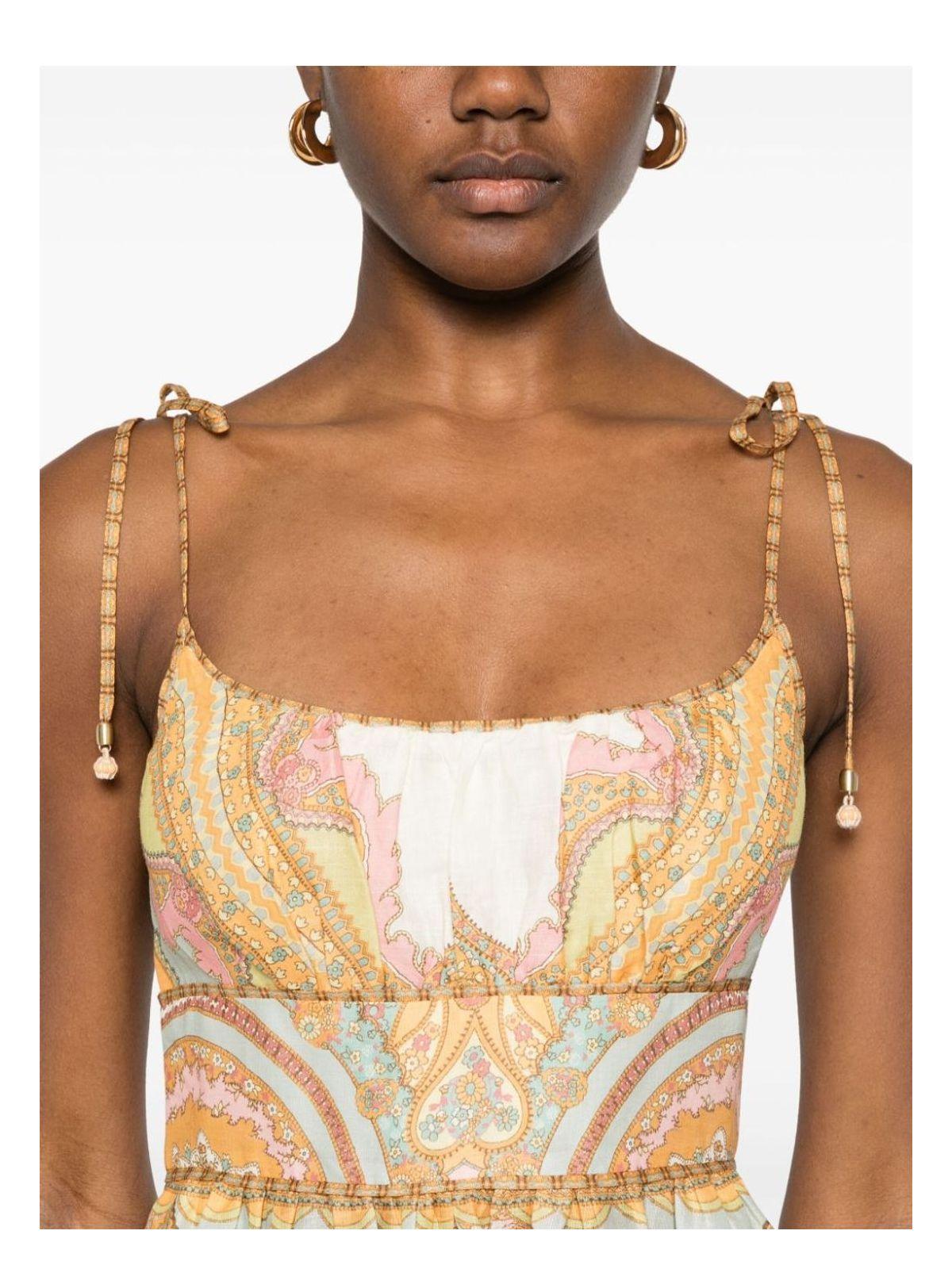 【Zimmermann】Maxine printed linen midi dress ZIMMERMANN Maxine printed linen midi dress | NET-A-PORTER