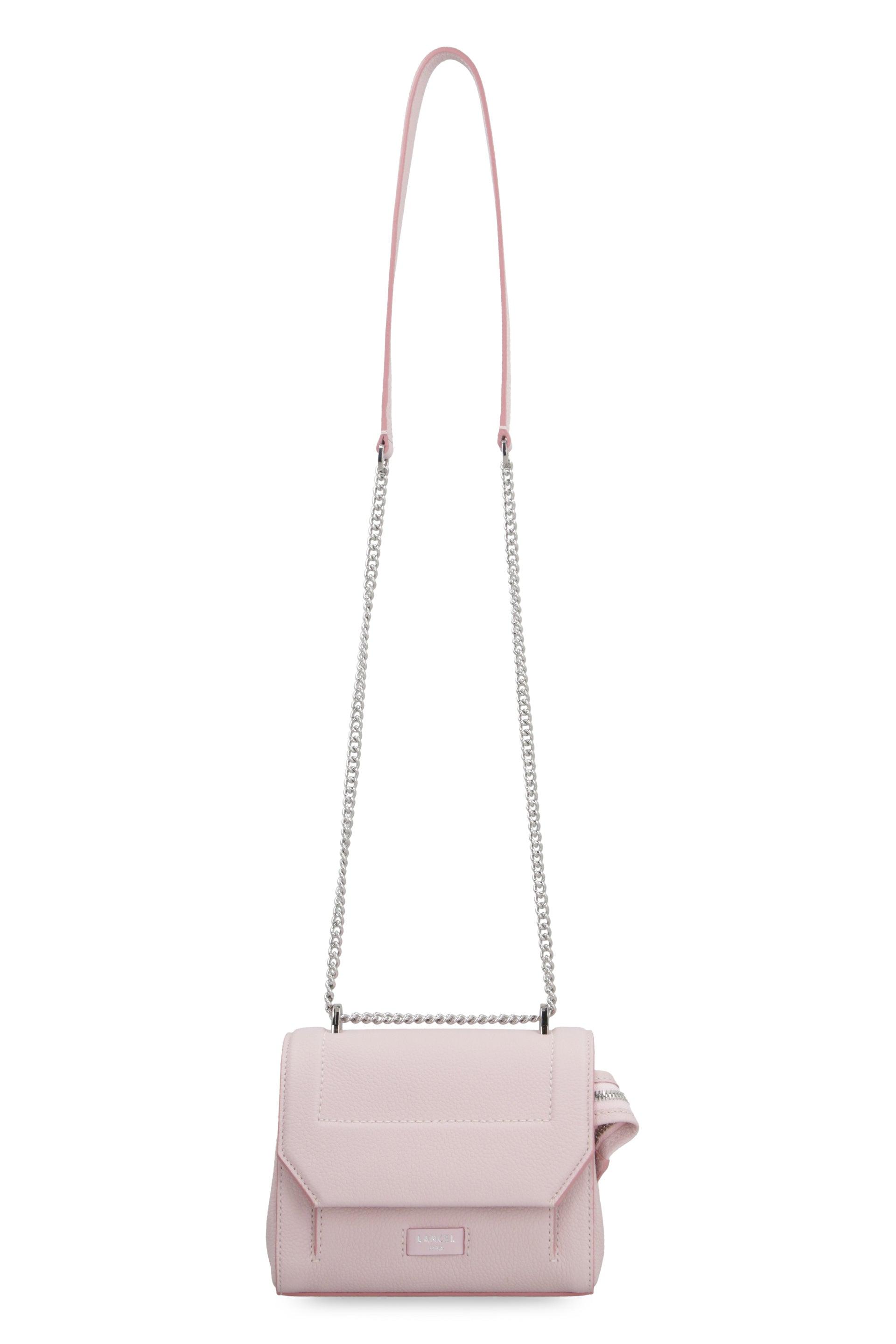 Lancel Ninon Leather Mini Handbag in Pink | Lyst