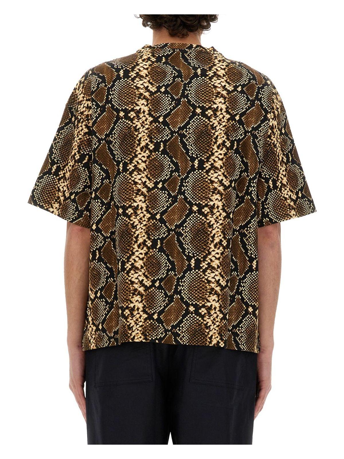 【送料&関税込】Jil Sander T-shirt With Animal Pattern Jil Sander T Shirt With Animal Pattern in Black for Men | Lyst