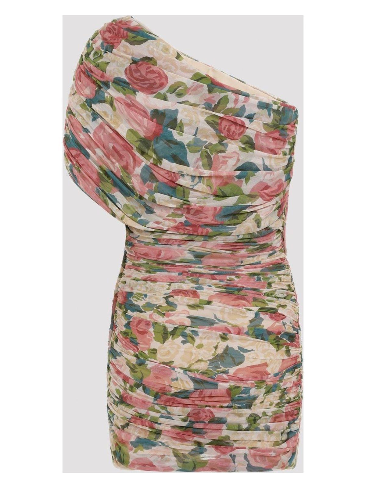 ワンピース Saint Laurent Printed Tulle Mini Dress Saint Laurent Printed Tulle Mini Dress | Lyst