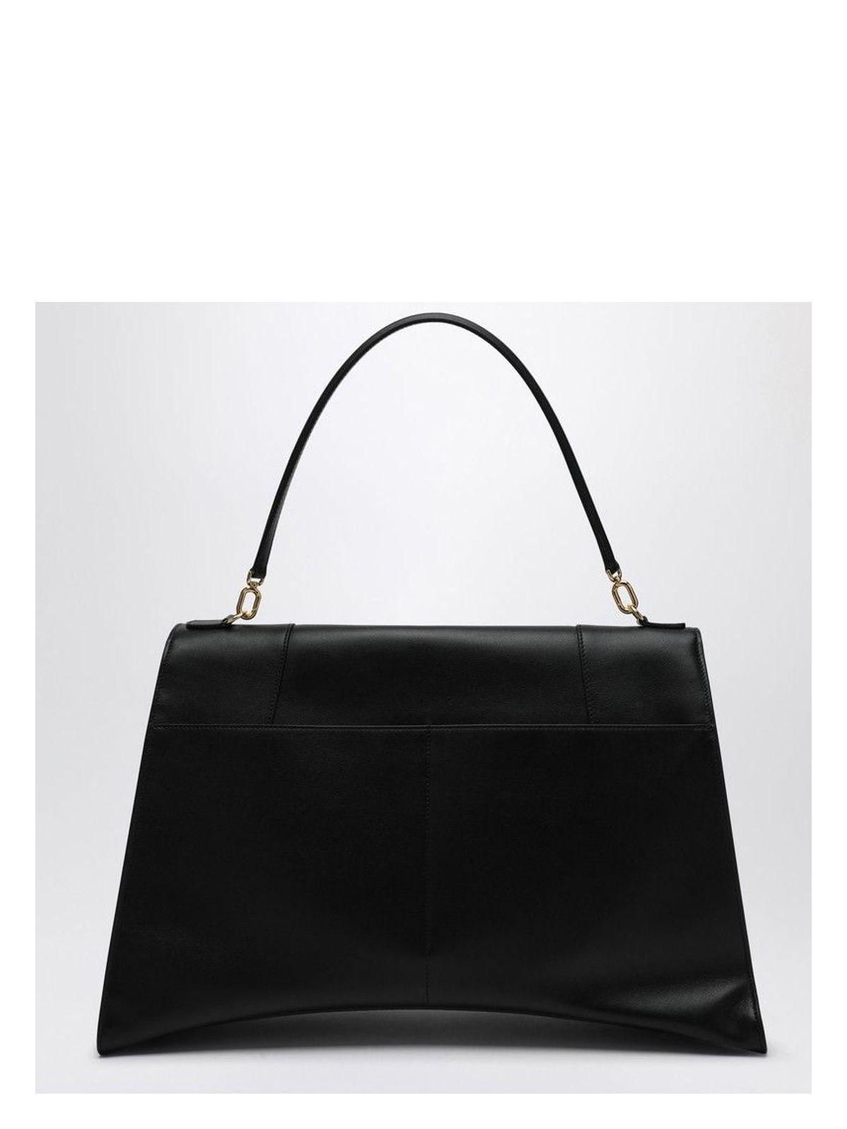 Balenciaga Hourglass Soft Large Bag in Black | Lyst