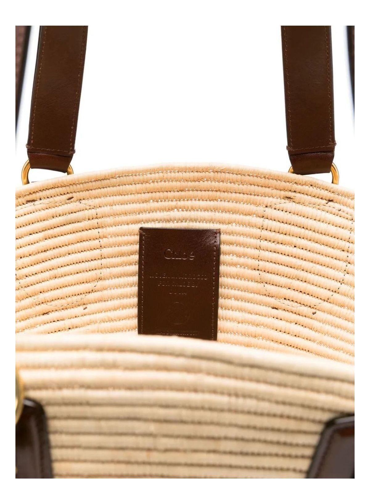 Chloé Large Basket Kerala in Natural | Lyst