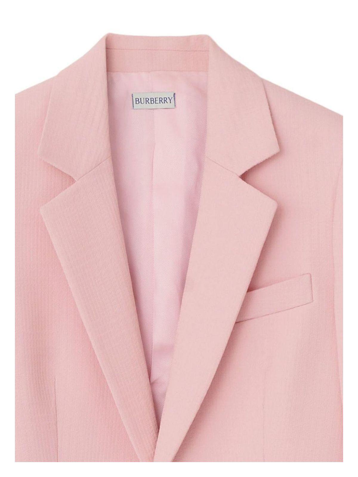 ジャケット BURBERRY Pink Wool Blazer Pink wool blazer | Le Noir - Unconventional Luxury