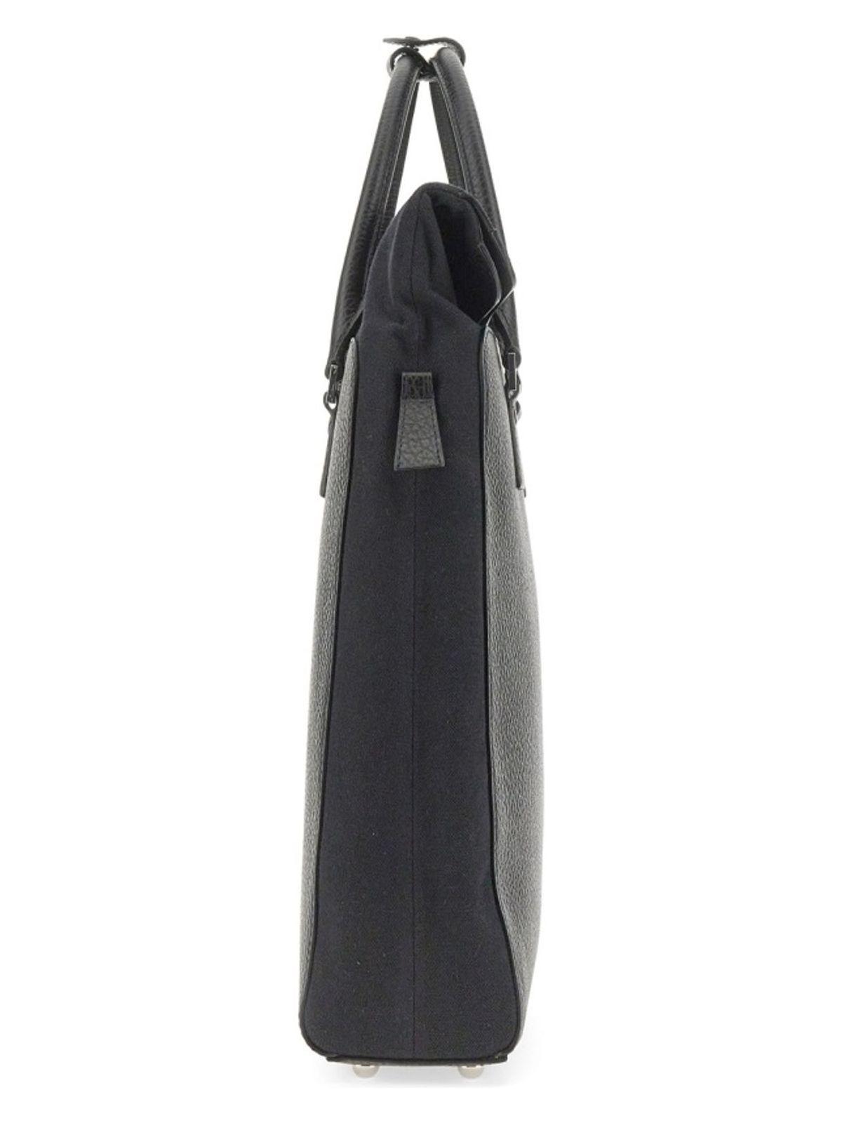 直営店▲Maison Margiela▲5AC Daily Vertical Maison Margiela: Black 5AC Daily Vertical Tote | SSENSE