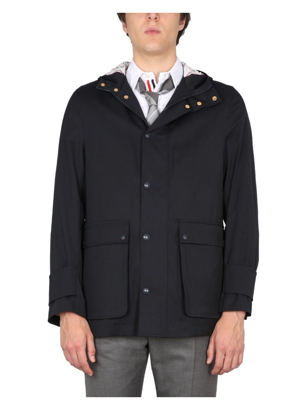 ジャケットその他 THOM BROWNE SS23 NYLON PARKA. (MOT078A_F0185415) Wool coat in green - Thom Browne | Mytheresa