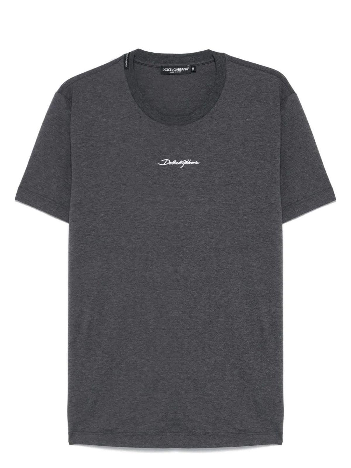 Dolce & Gabbana T-Shirt M/Corta Giro in Black for Men | Lyst