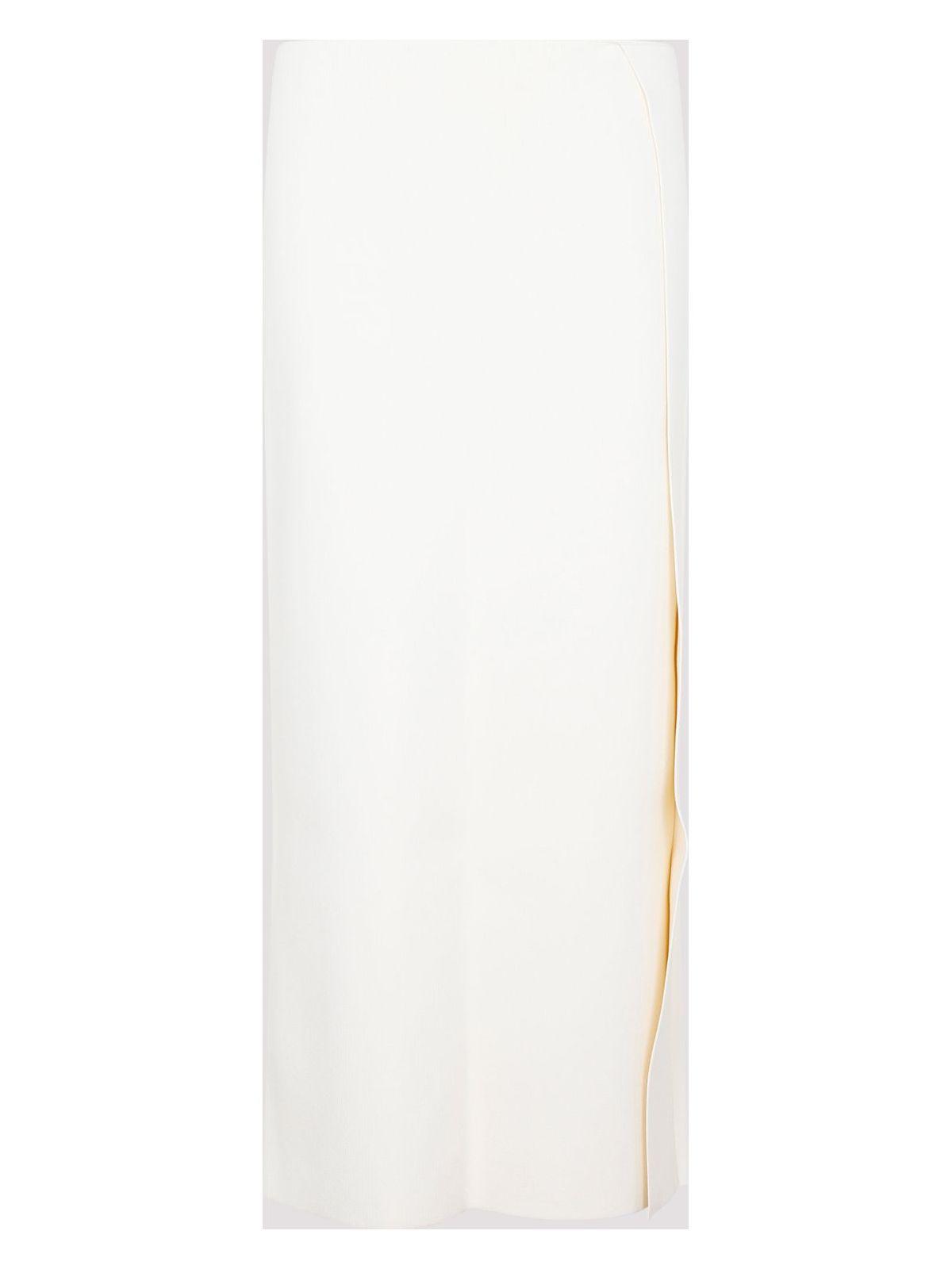 スカート Jil Sander Ivory viscose blend skirt Jil Sander Ivory Viscose Blend Skirt in White | Lyst