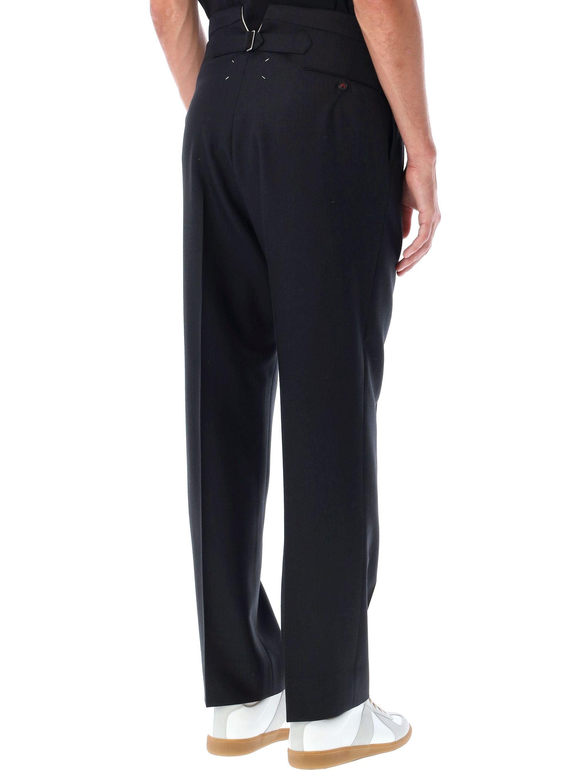 Maison Margiela Men's Black Wool Pants