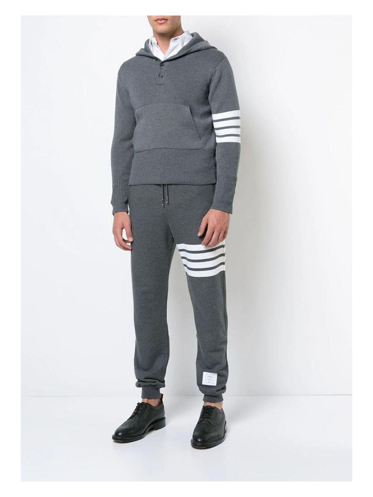Thom browne grey sweatpants new arrivals
