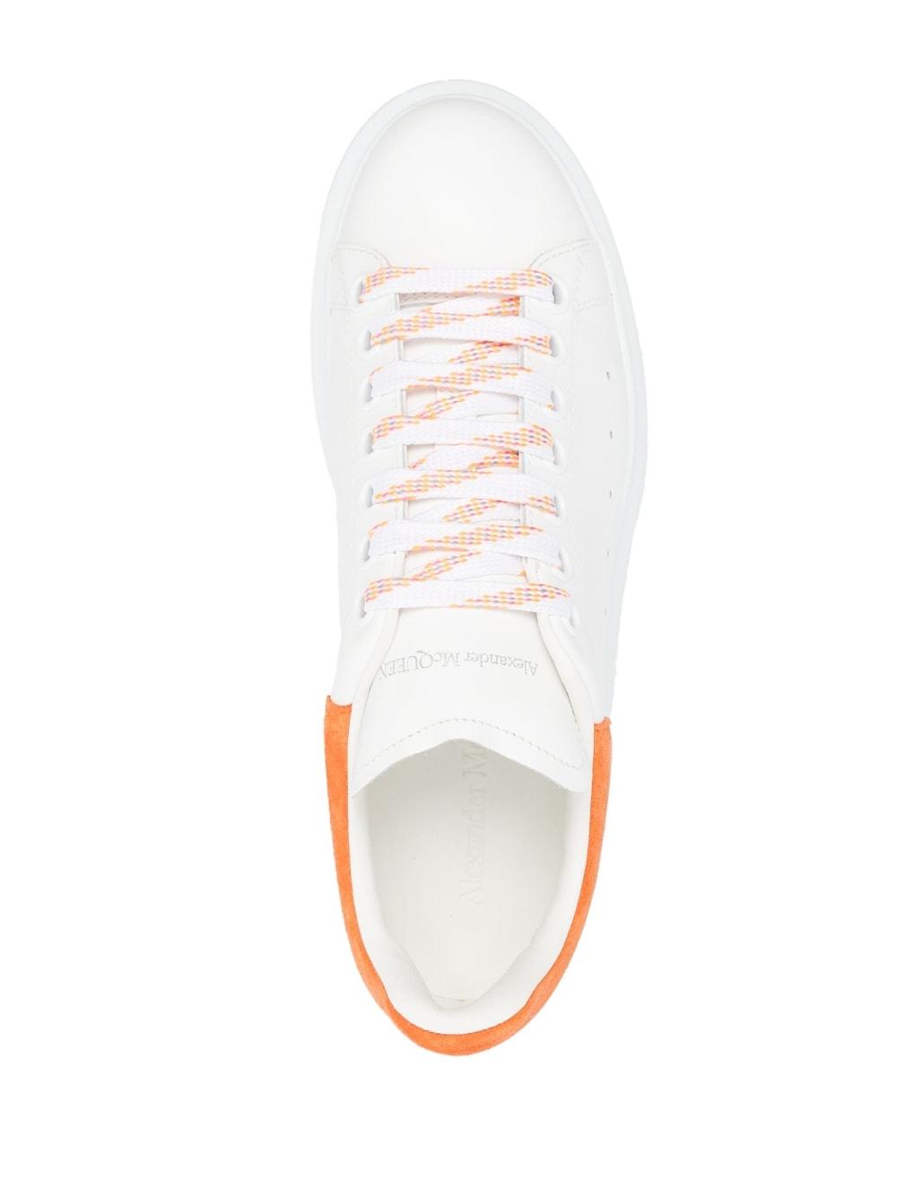 Alexander Oversize Sneakers With Orange Spoiler in White | Lyst
