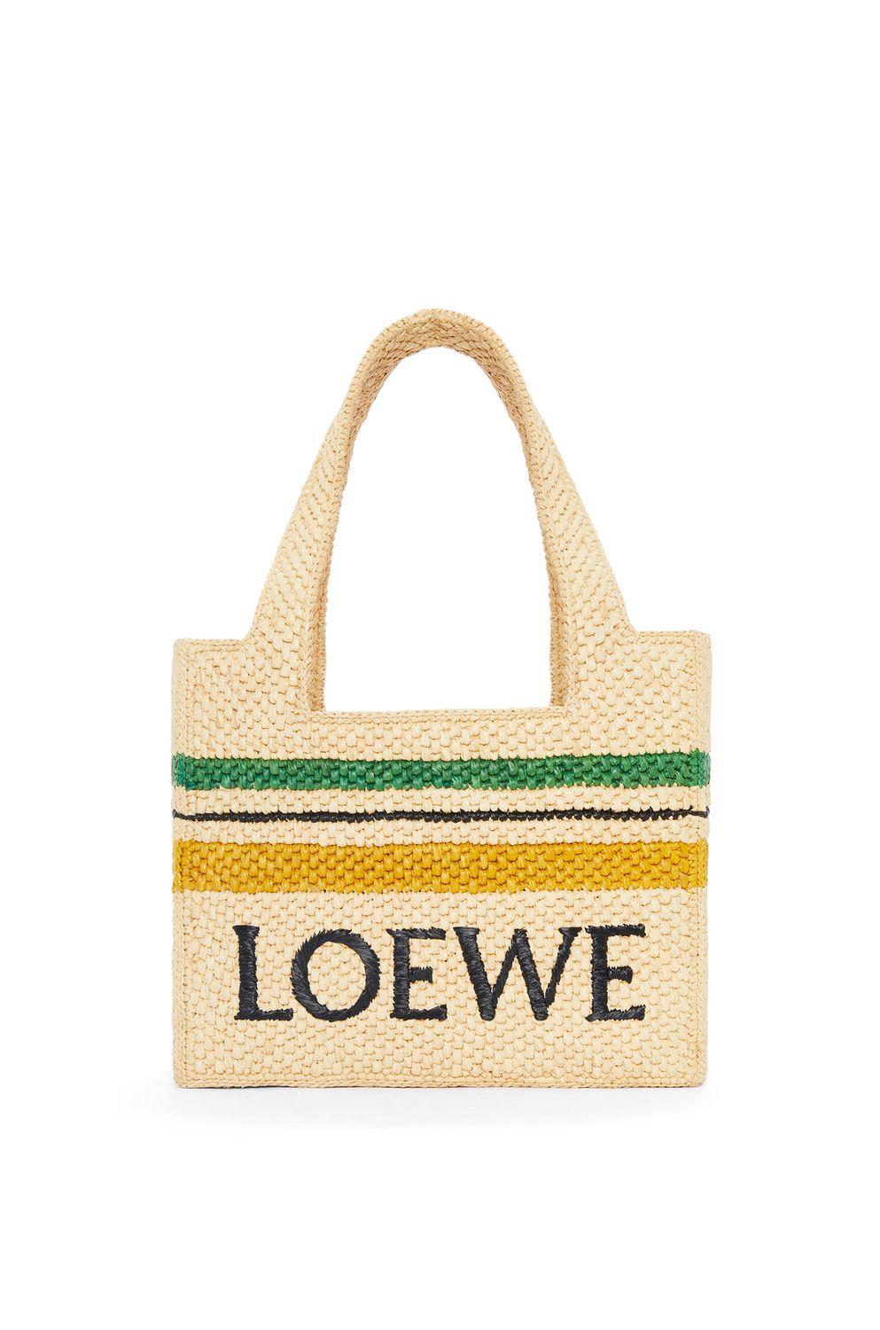 Loewe Font Tote M Stripes Bag in Metallic | Lyst