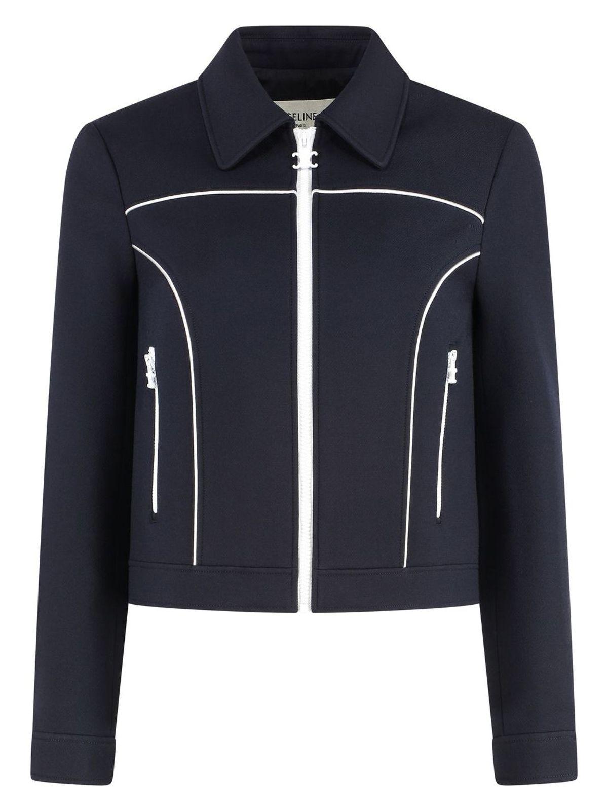 ジャケット Celine Celine Chelsea Crew-Neck Blazer Celine Chelsea Wool Blazer in Blue | Lyst