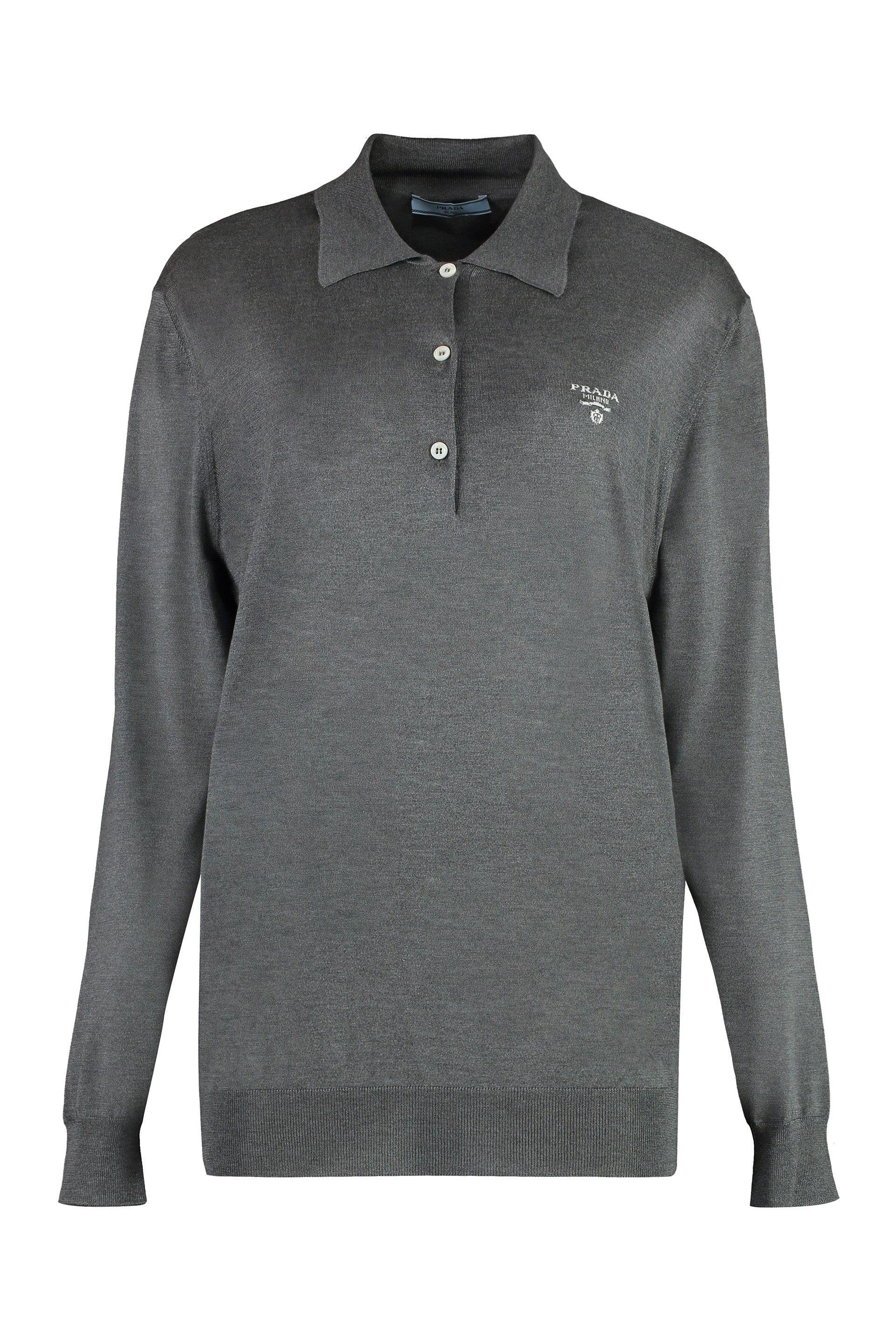 Prada knit polo hot sale