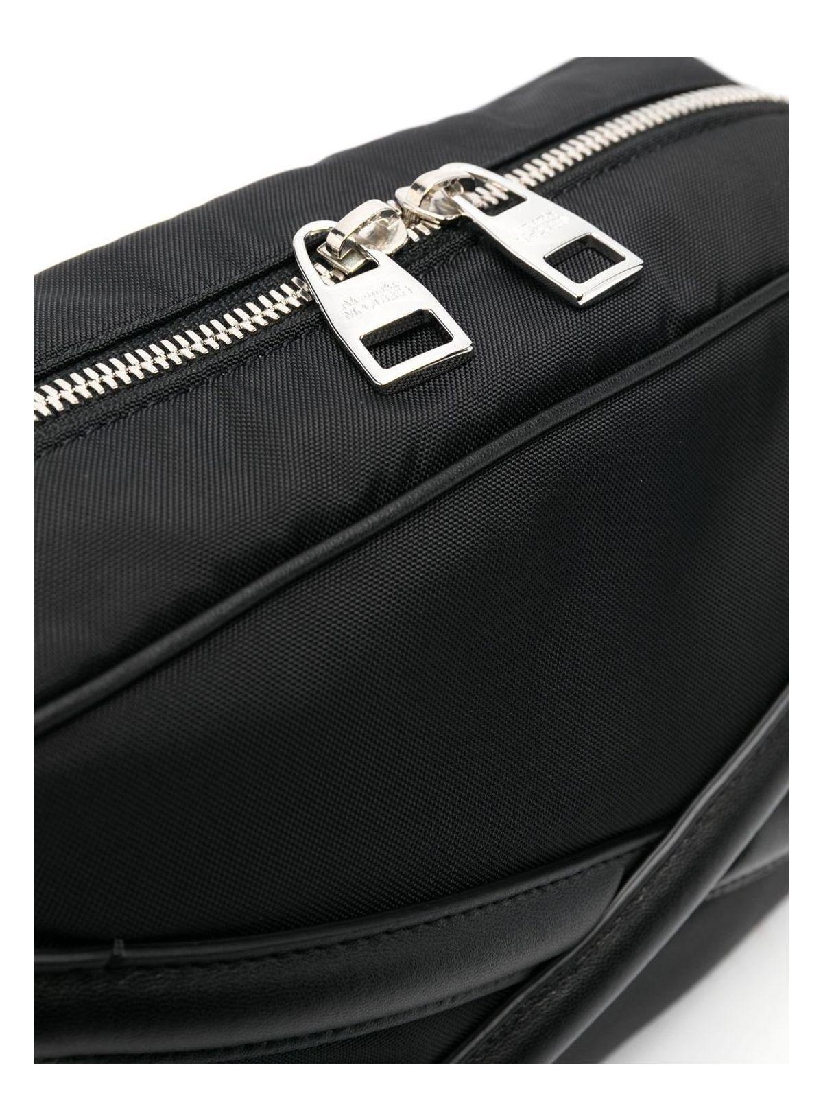 McQueen Nylon Harness Crossbody Bag in Black | Lyst