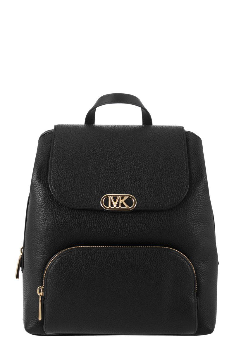 Michael Kors Kensington Grained Leather Backpack In Black Lyst 