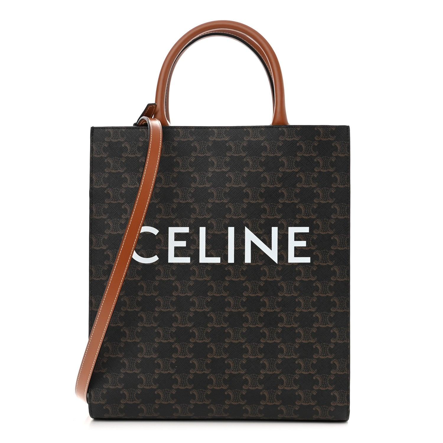 Celine Small Cabas Vertical Bag in Black | Lyst