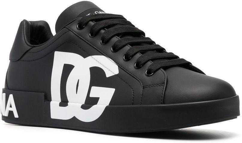 Dolce Gabbana Portofino Dg Sneakers in Black for Men Lyst