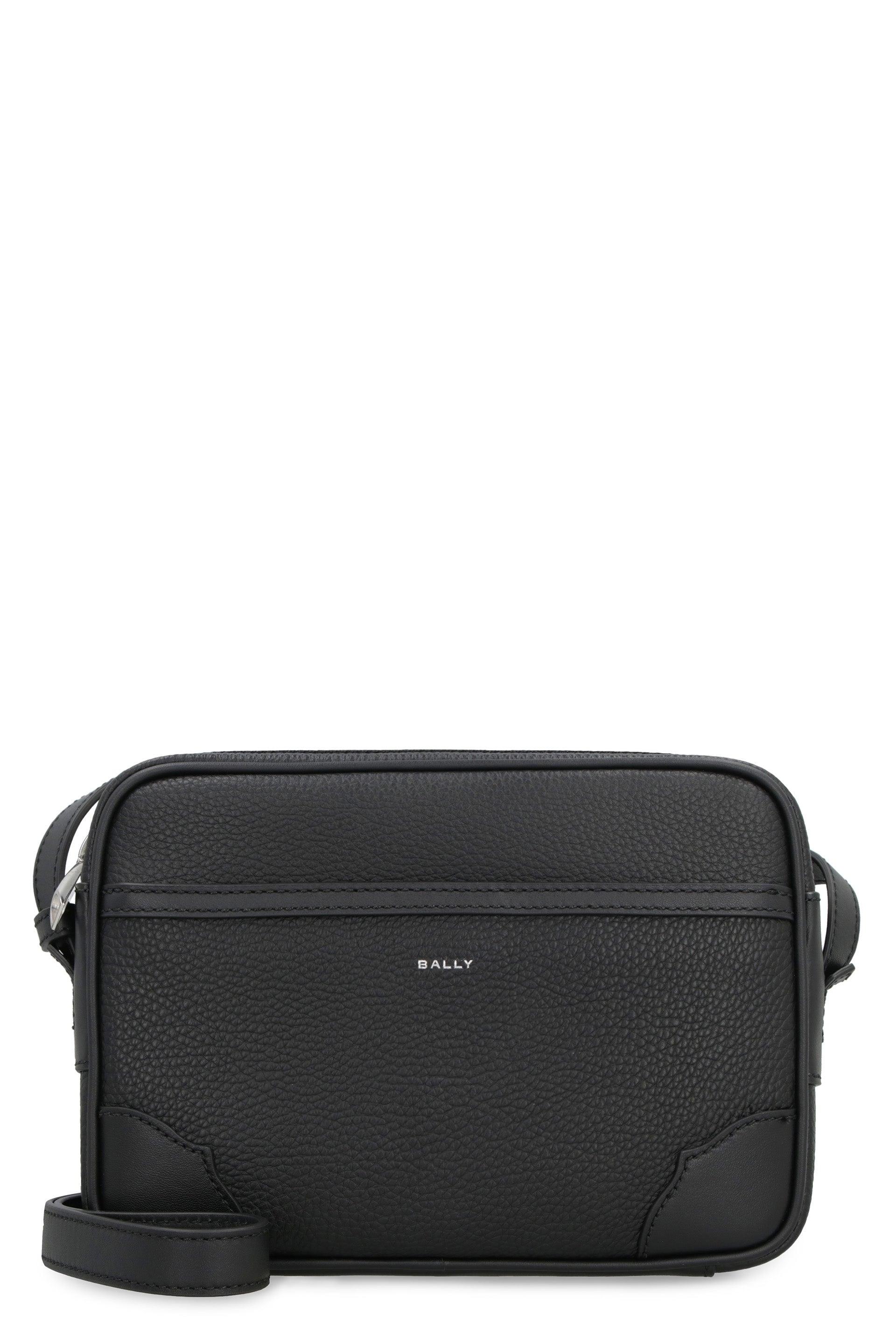 Bally Leather Messenger Bag in Black for Men Lyst