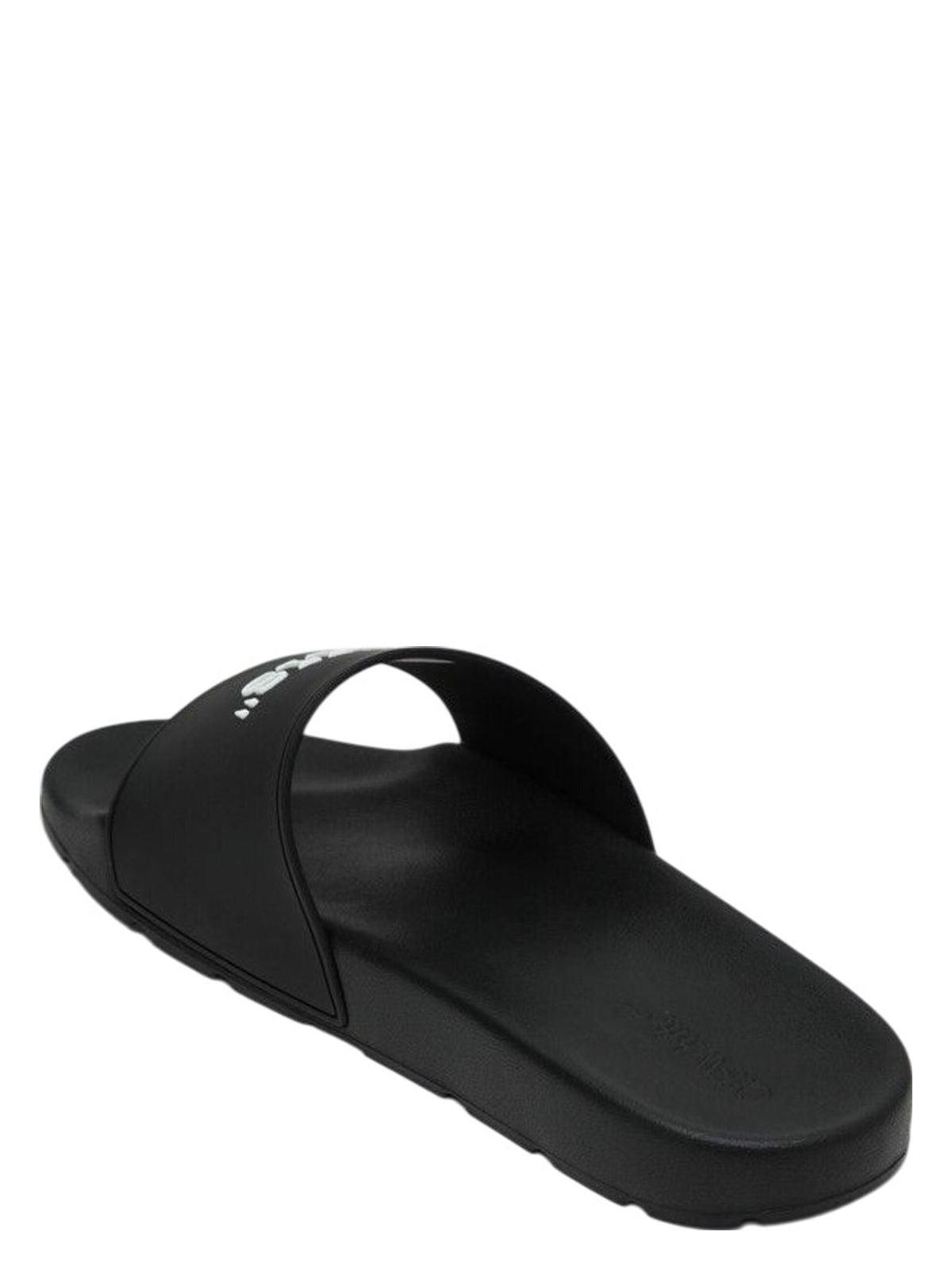 サンダル Off-White  Slippers and Clogs Men Leather Black Off-White Slippers and Clogs Men Leather Black | B-Exit – B