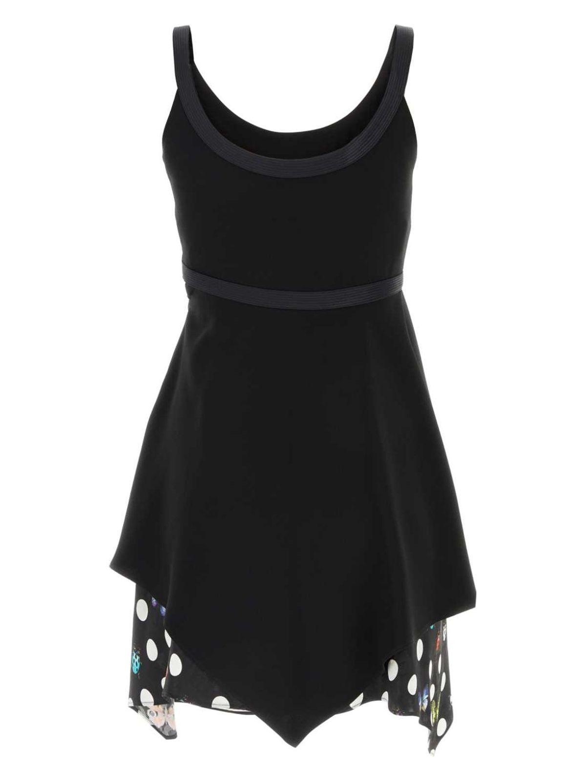 ワンピース VERSACE Black Acetate Blend Dress Versace Embellished Dresses for Women | Lyst