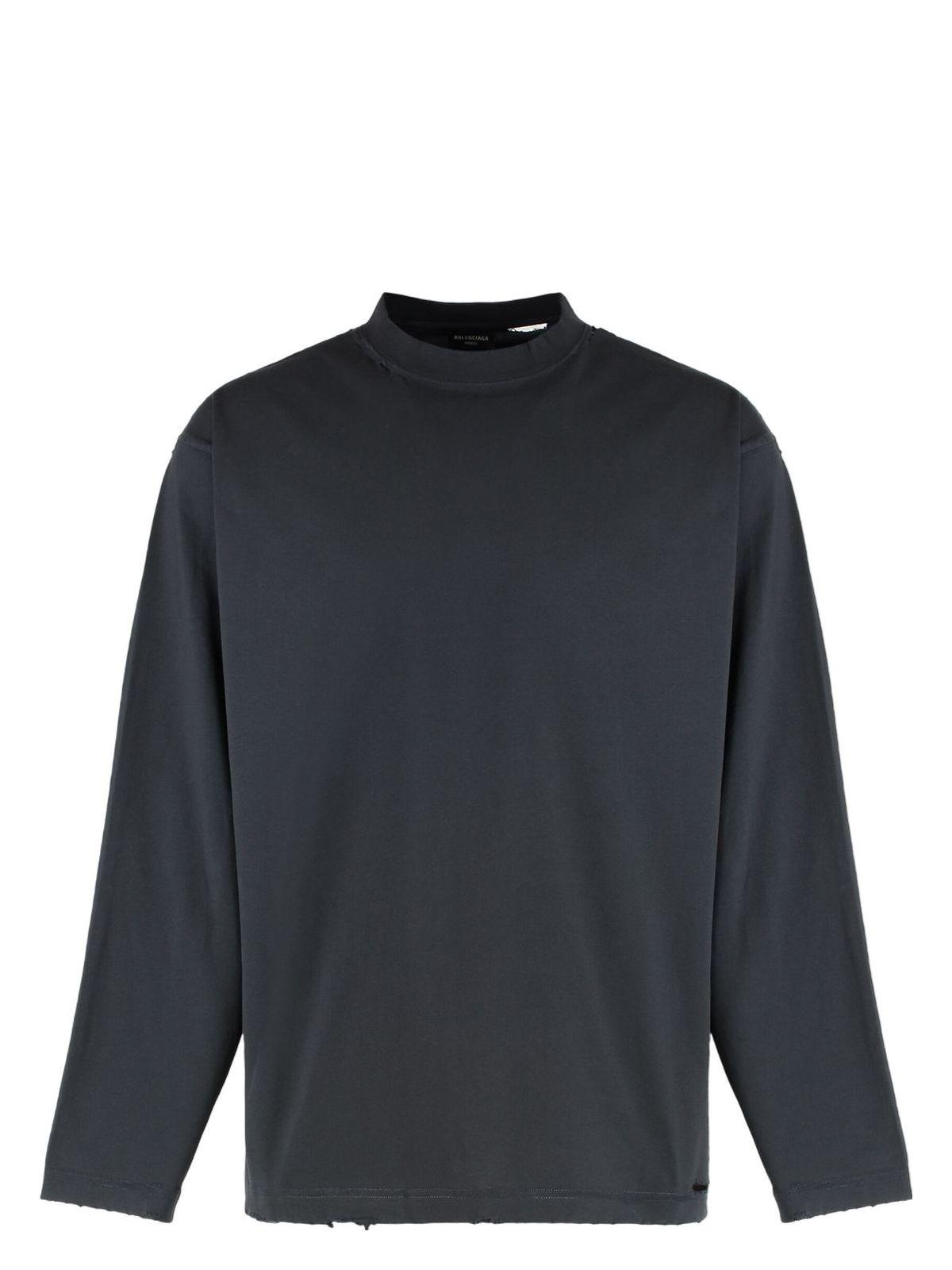 Balenciaga バレンシアガ / Slim Fit Long Sleeve Tee Balenciaga Slim Fit Long Sleeve Black & Reflective | END. (US)