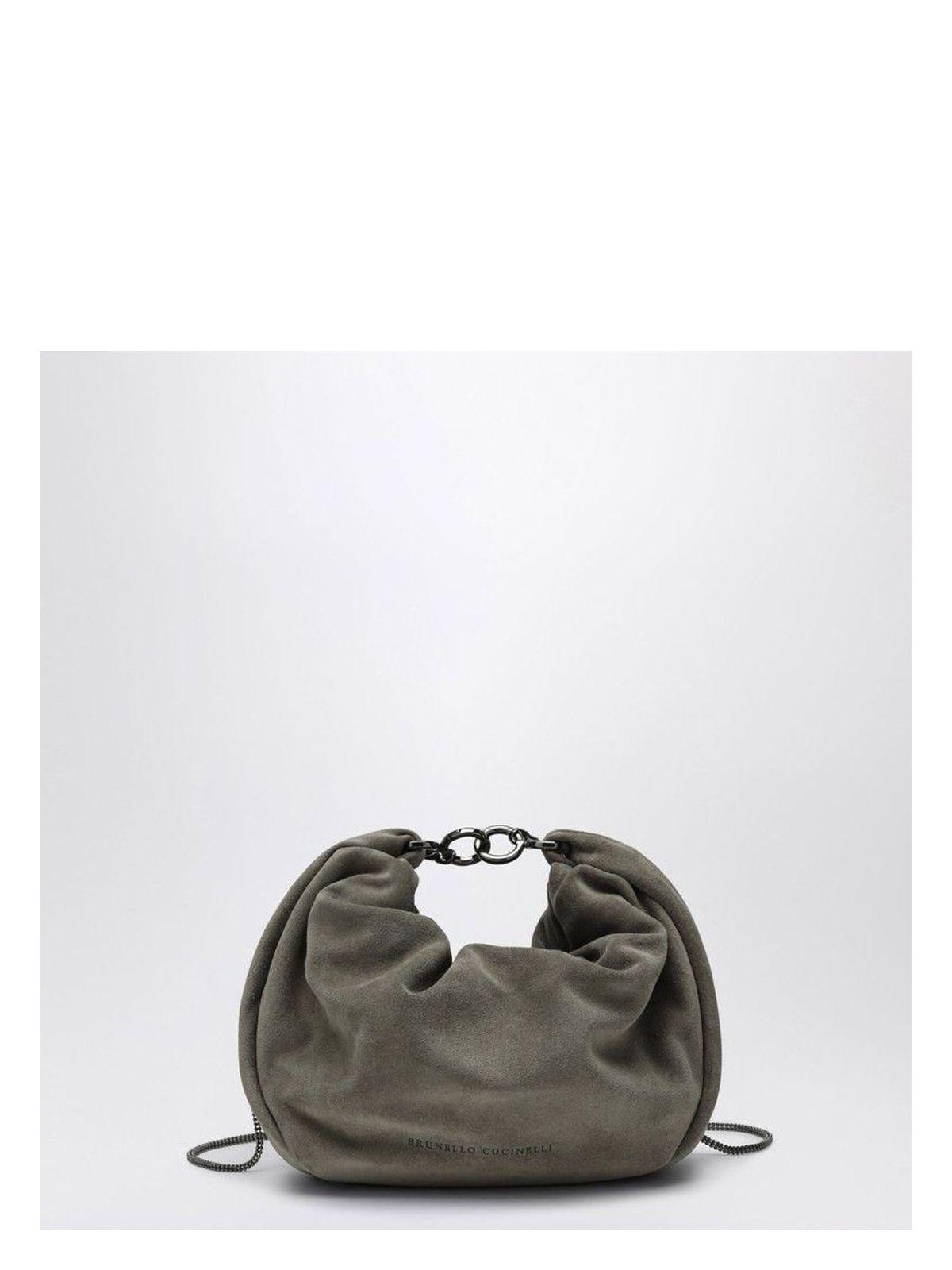 ショルダーバッグ・ポシェット BRUNELLO CUCINELLI 'Hobo Brioche' crossbody bag Brunello Cucinelli Hobo Brioche Bag in White | Lyst