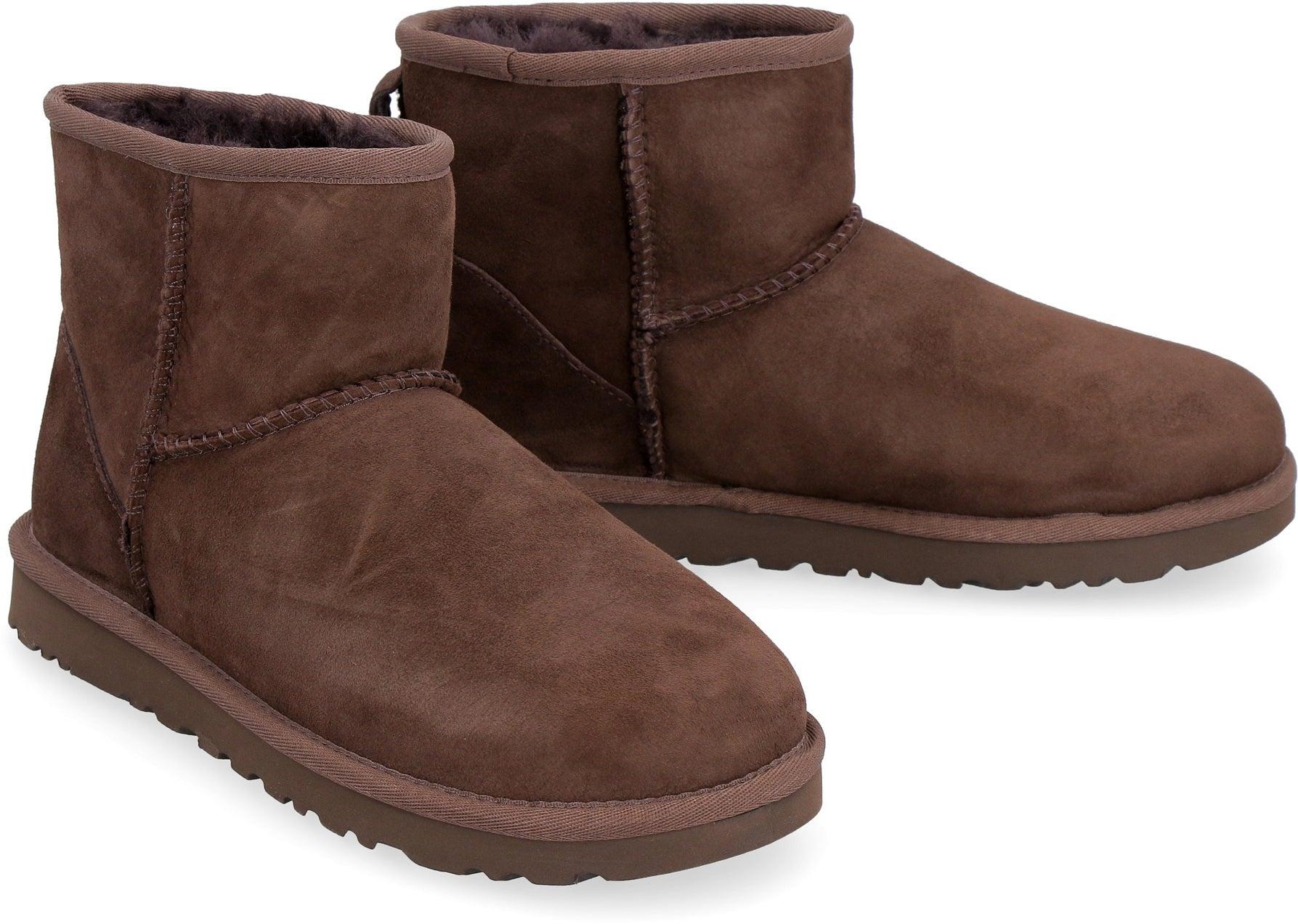 UGG Classic Mini Ii Ankle Boots in Brown | Lyst