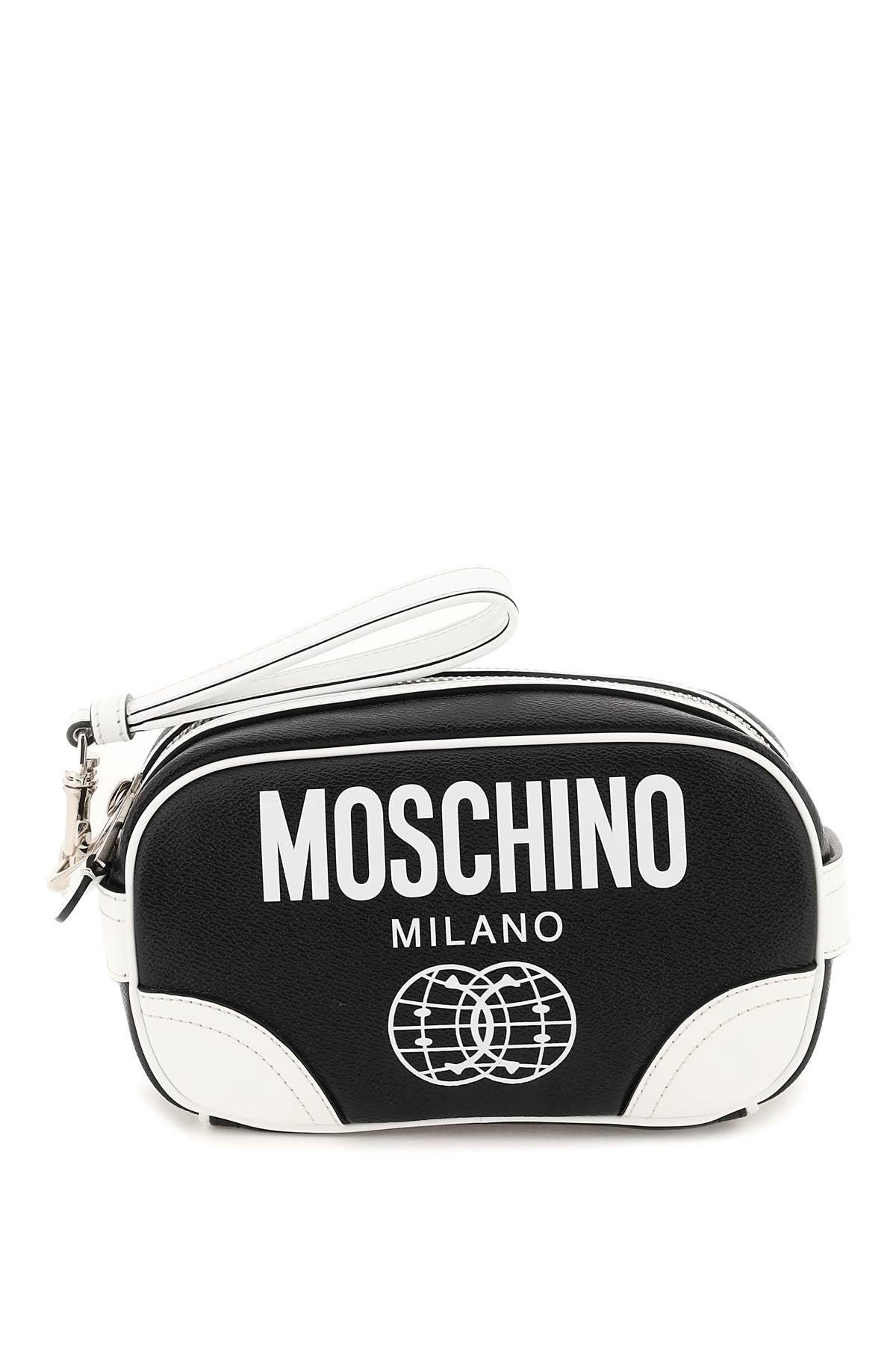 Moschino Couture 'double Smile' Vanity Case in Black for Men | Lyst