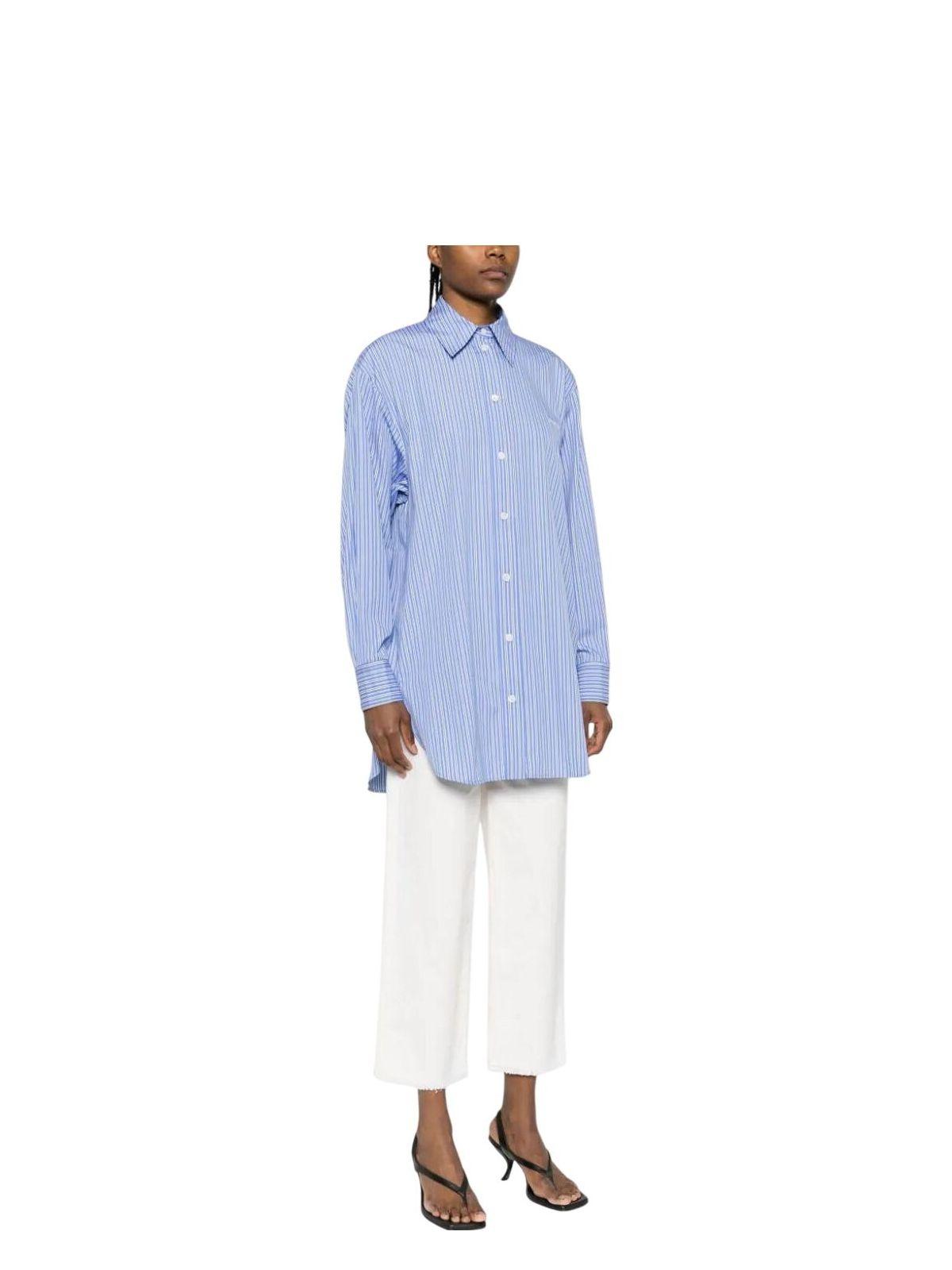 Tシャツ・カットソー Isabel Marant Embroidered poplin Cylvany shirt Isabel Marant Embroidered Poplin Cylvany Shirt in Blue | Lyst