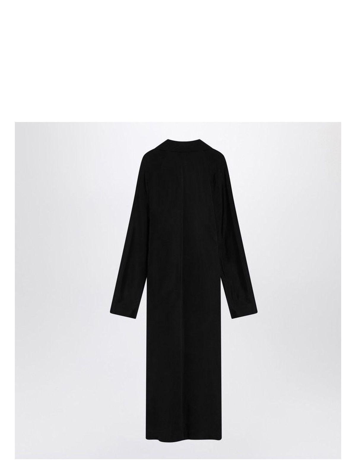 ワンピース LOEWE BLACK VISCOSE BELTED DRESS Loewe Viscose Belted Dress in Black | Lyst