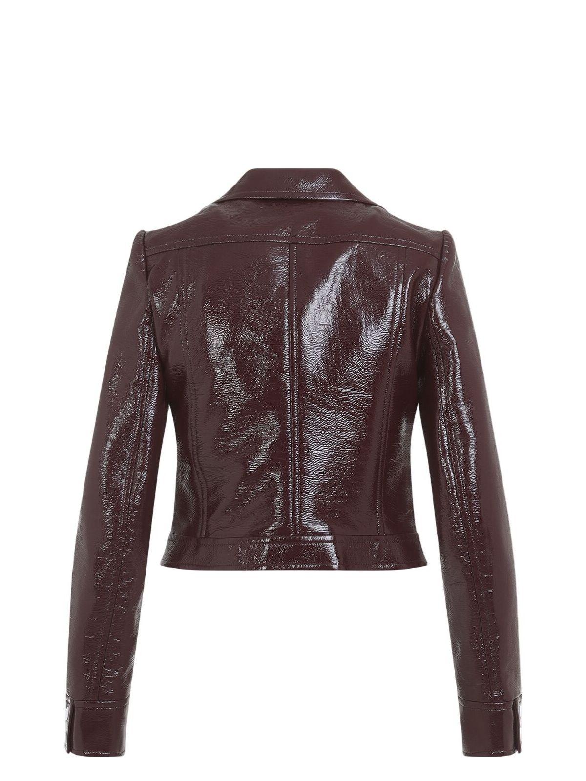 レザージャケット・コート Courreges Courreges Jackets Purple (PERCBL005 VY00144010) purple-vinyl-courreges-biker-