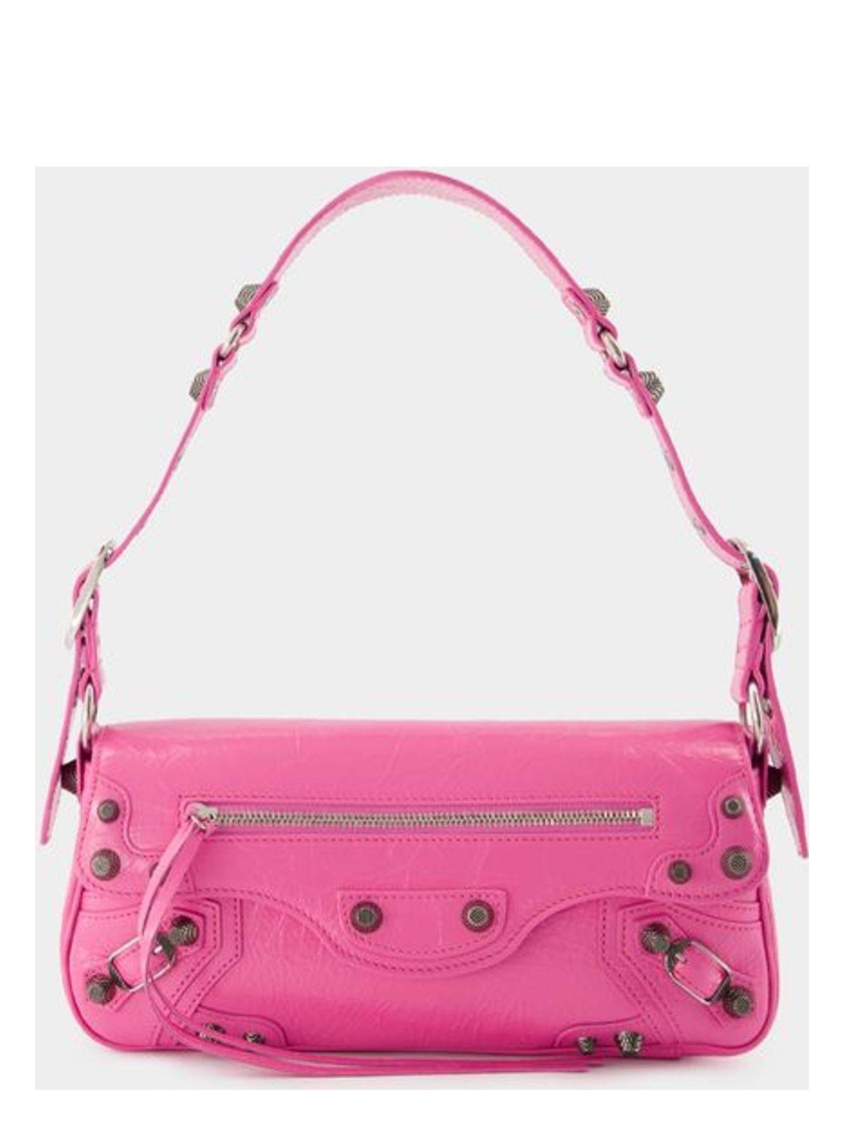 ショルダーバッグ・ポシェット BALENCIAGA FUCHSIA SMALL LE CAGOLE SLING SHOULDER BAG Balenciaga Fuchsia Leather Small Le Cagole Sling Shoulder