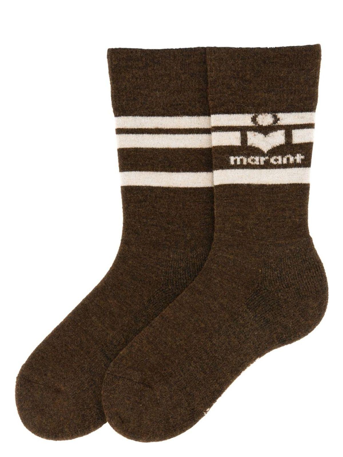Isabel Marant Viby Socks in Brown | Lyst