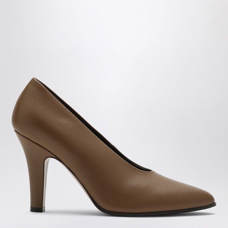 The row white heels best sale