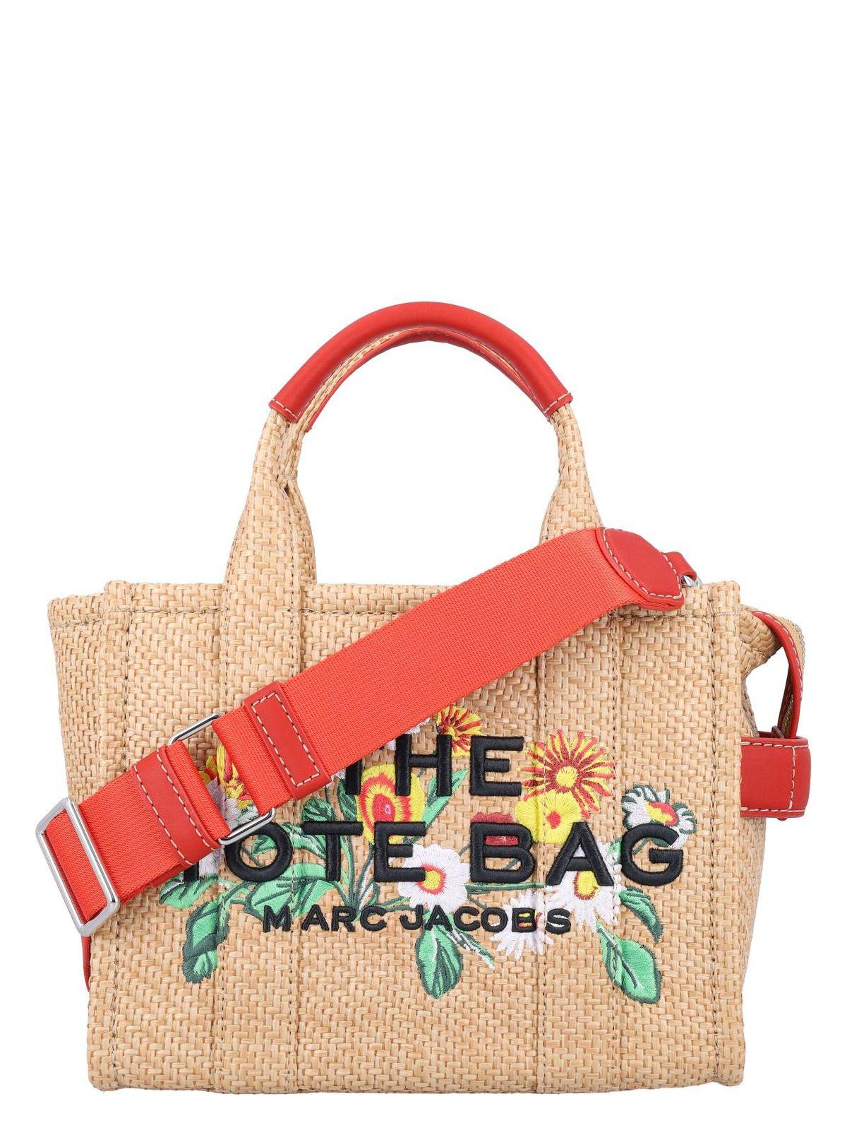 【MARC JACOBS】The Medium Daisy Woven トートバッグ Natural Marc Jacobs The Medium Daisy Woven Tote Bag