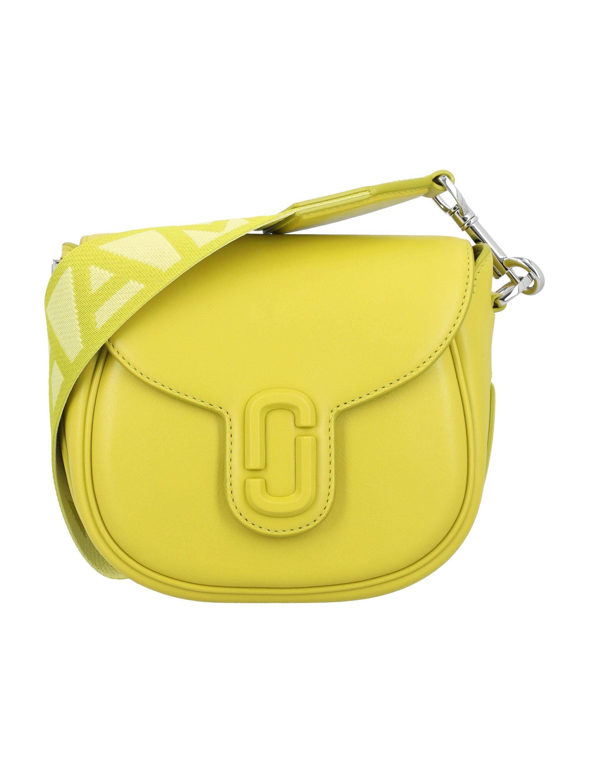 Marc Jacobs The J Marc Small Saddle Bag in Yellow | Lyst