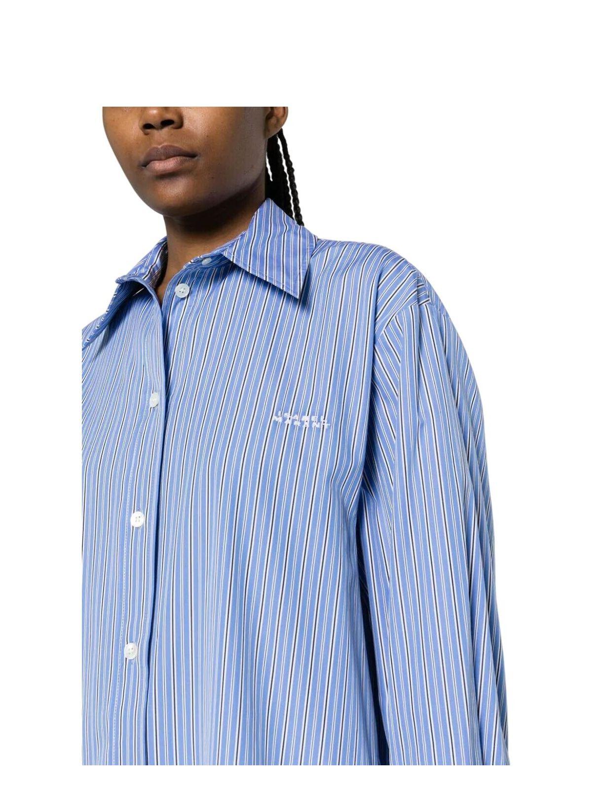 Tシャツ・カットソー Isabel Marant Embroidered poplin Cylvany shirt Isabel Marant Embroidered Poplin Cylvany Shirt in Blue | Lyst