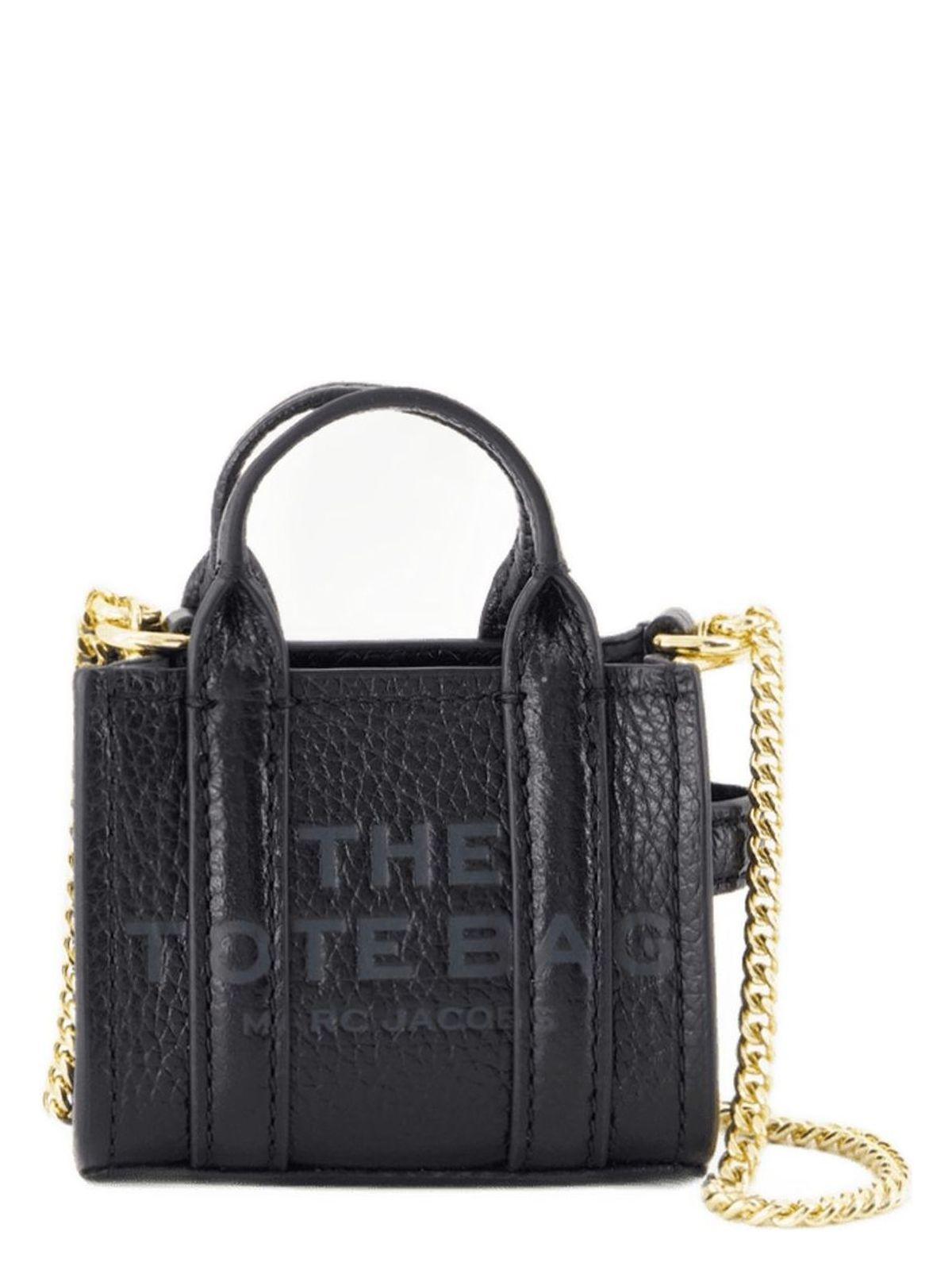 ハンドバッグ Marc Jacobs Mini Borsa The Nano Tote In Pelle Amazon.com: Marc Jacobs The Nano Tote Crossbody, Black
