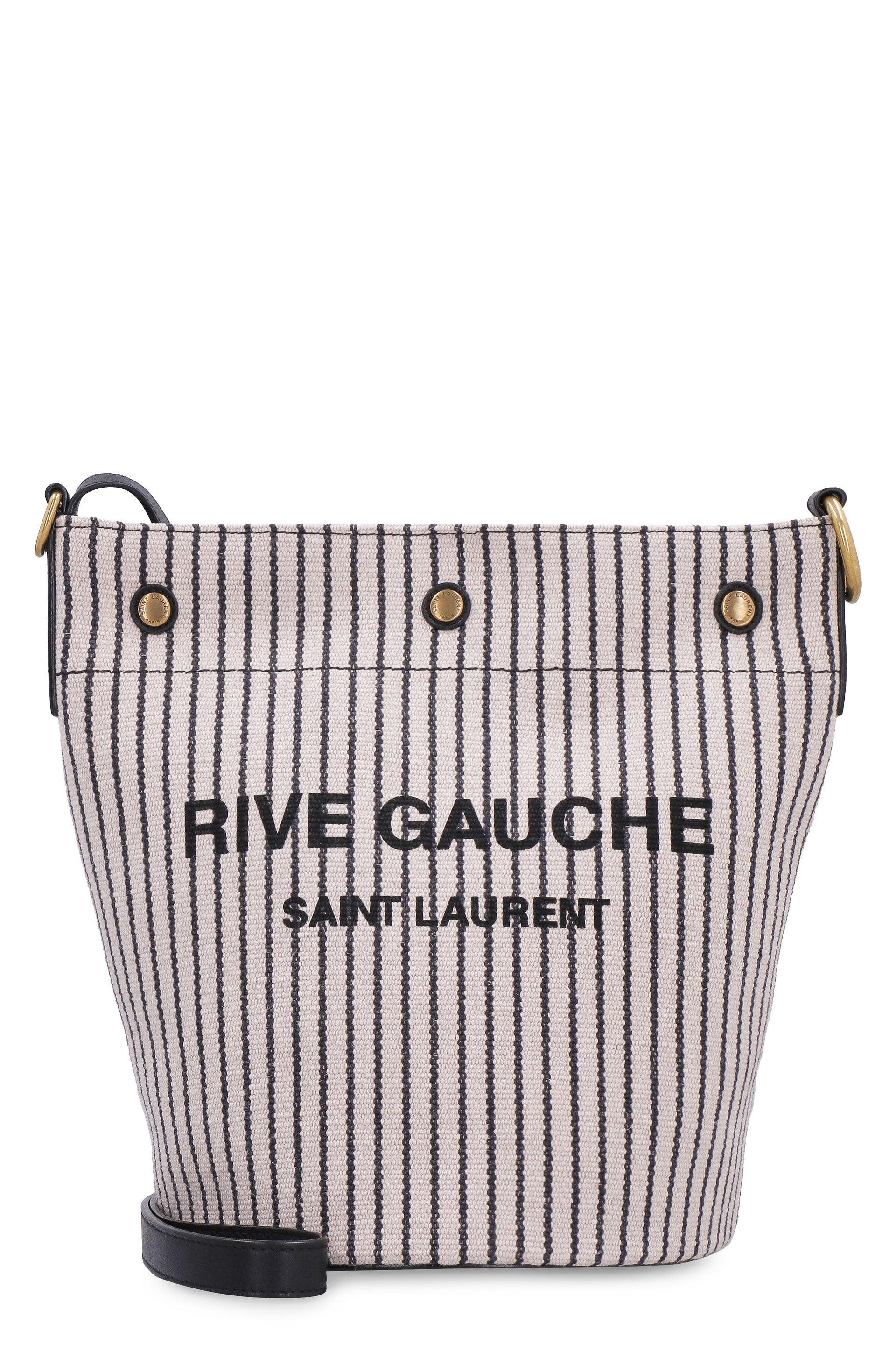 Saint Laurent YSL Rive Gauche Bucket Bag - White – Kith