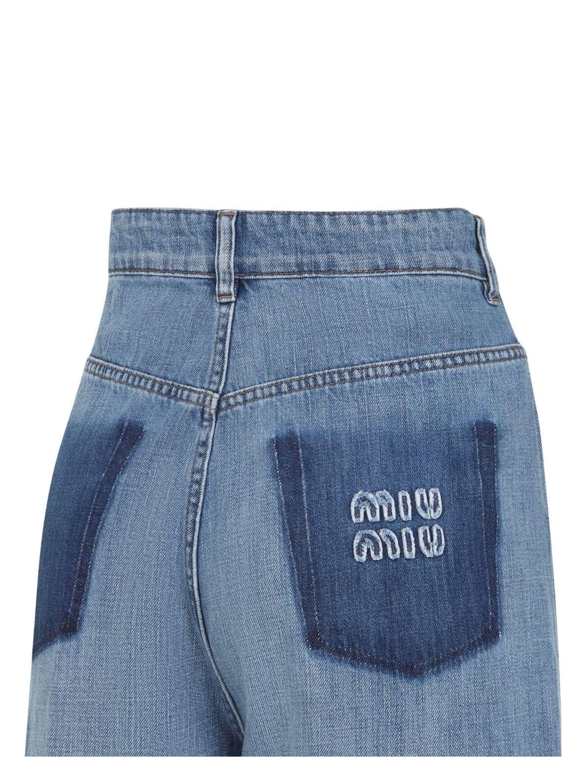 ミュウミュウ Miu Miu Cotton Jeans 22594748_52619385_600.jpg
