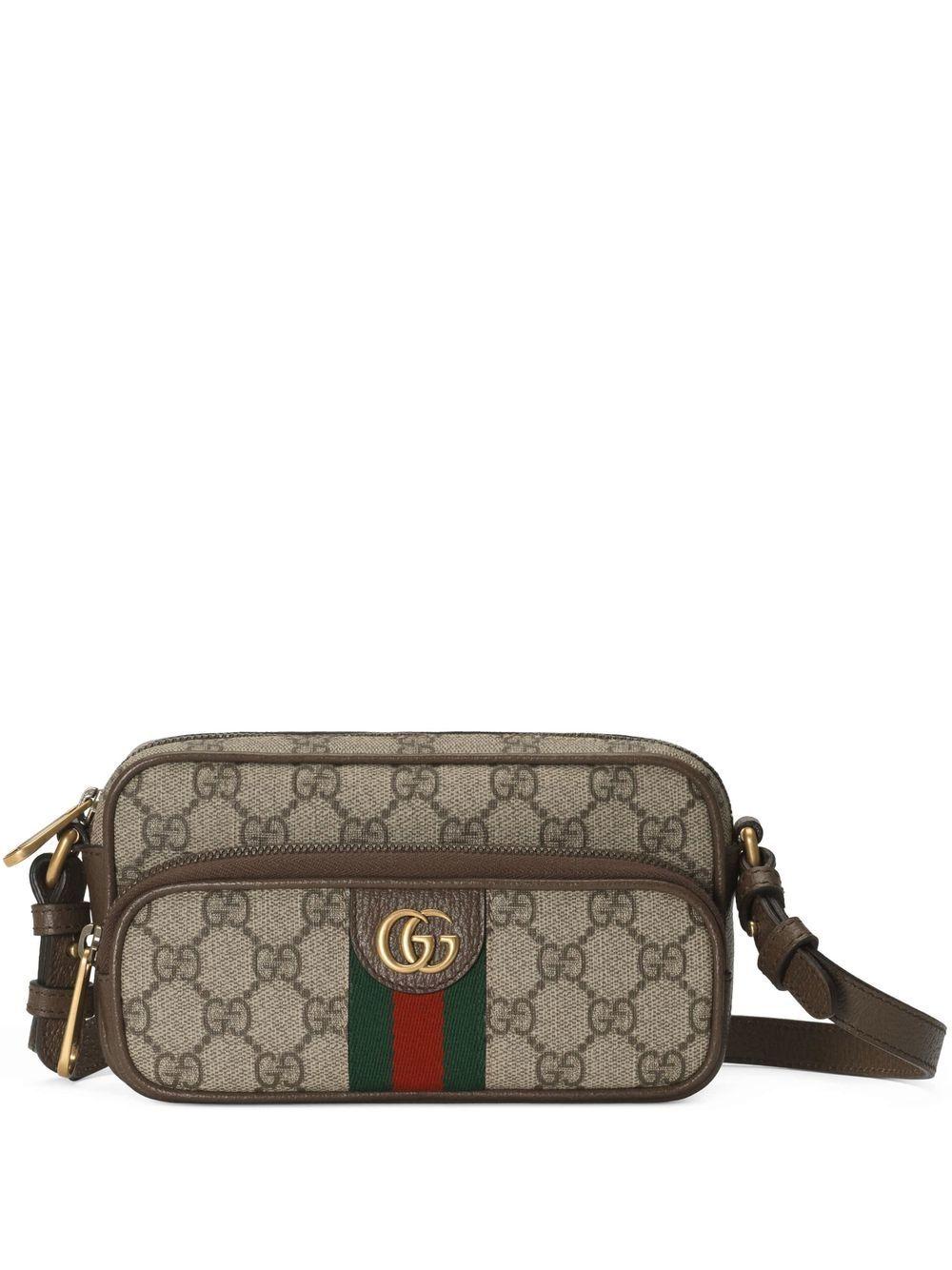 Gucci Ophidia Shoulder Bag GG Supreme Grey/Black