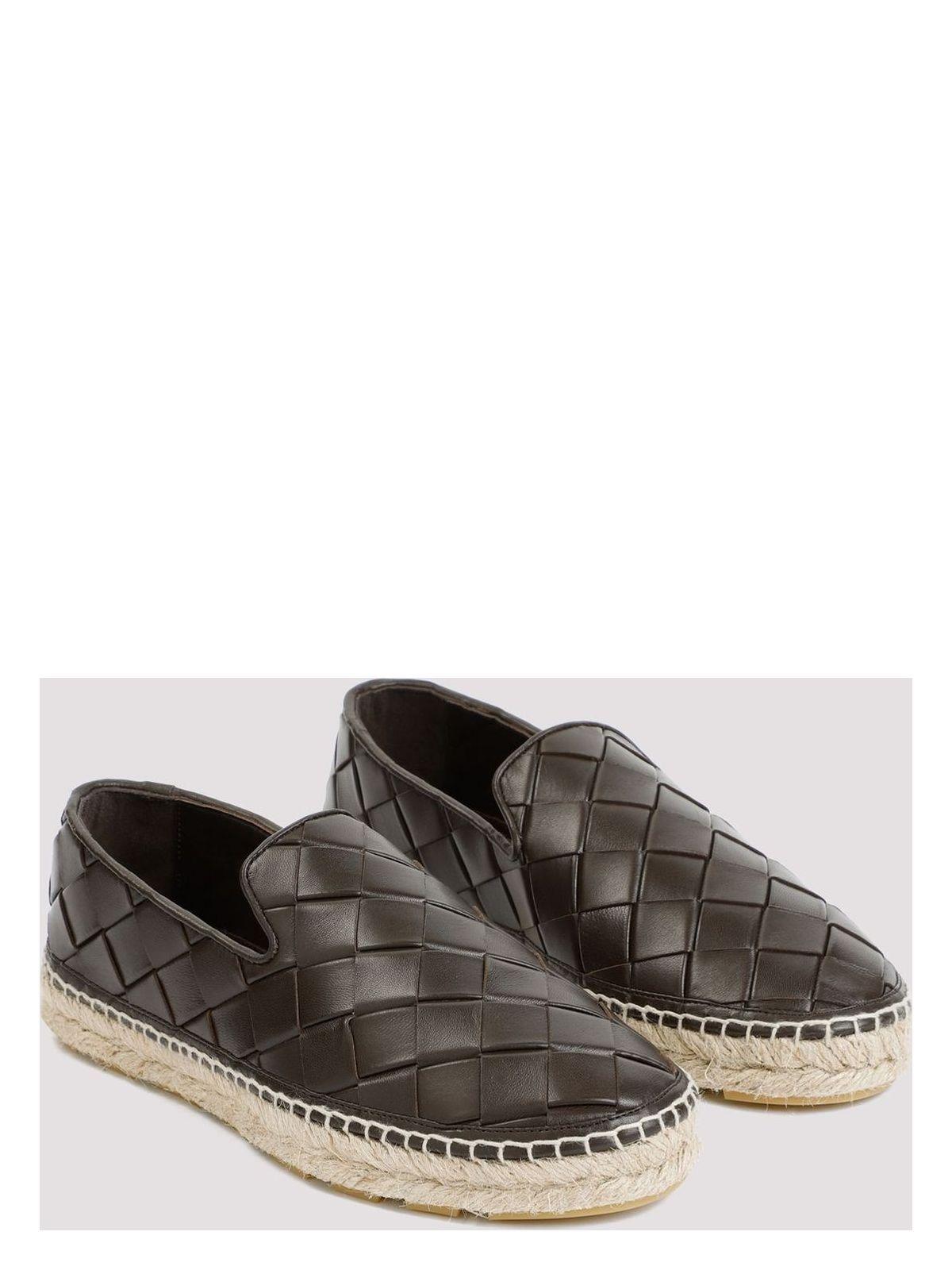 スニーカー BOTTEGA VENETA Espadrilles Women Leather Brown Bottega Veneta Espadrilles Women Leather Brown/Dark