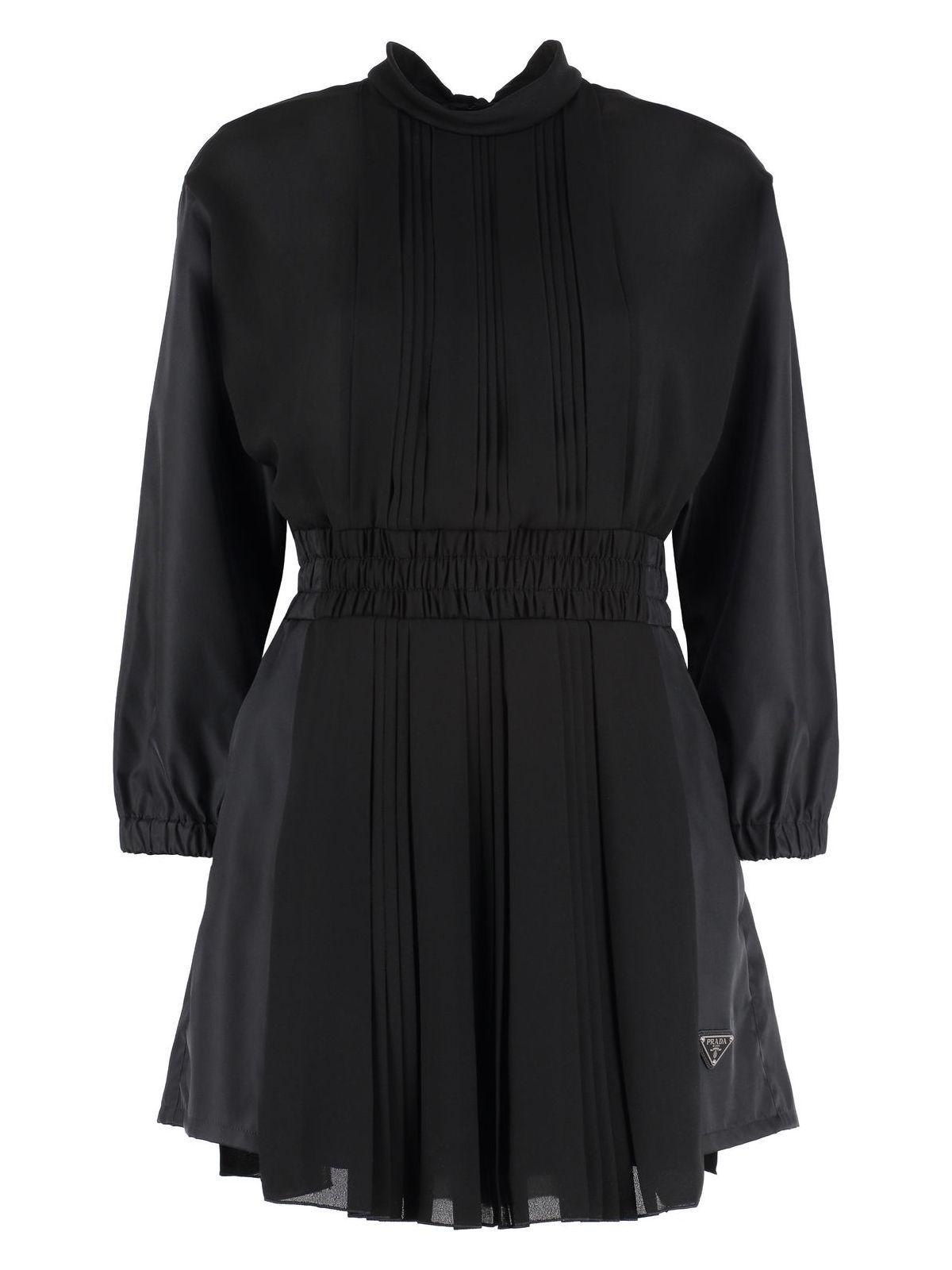 スーツ PRADA JUMP SUITS (P256GTS22211FS F0002) Black Double jersey jumpsuit | PRADA