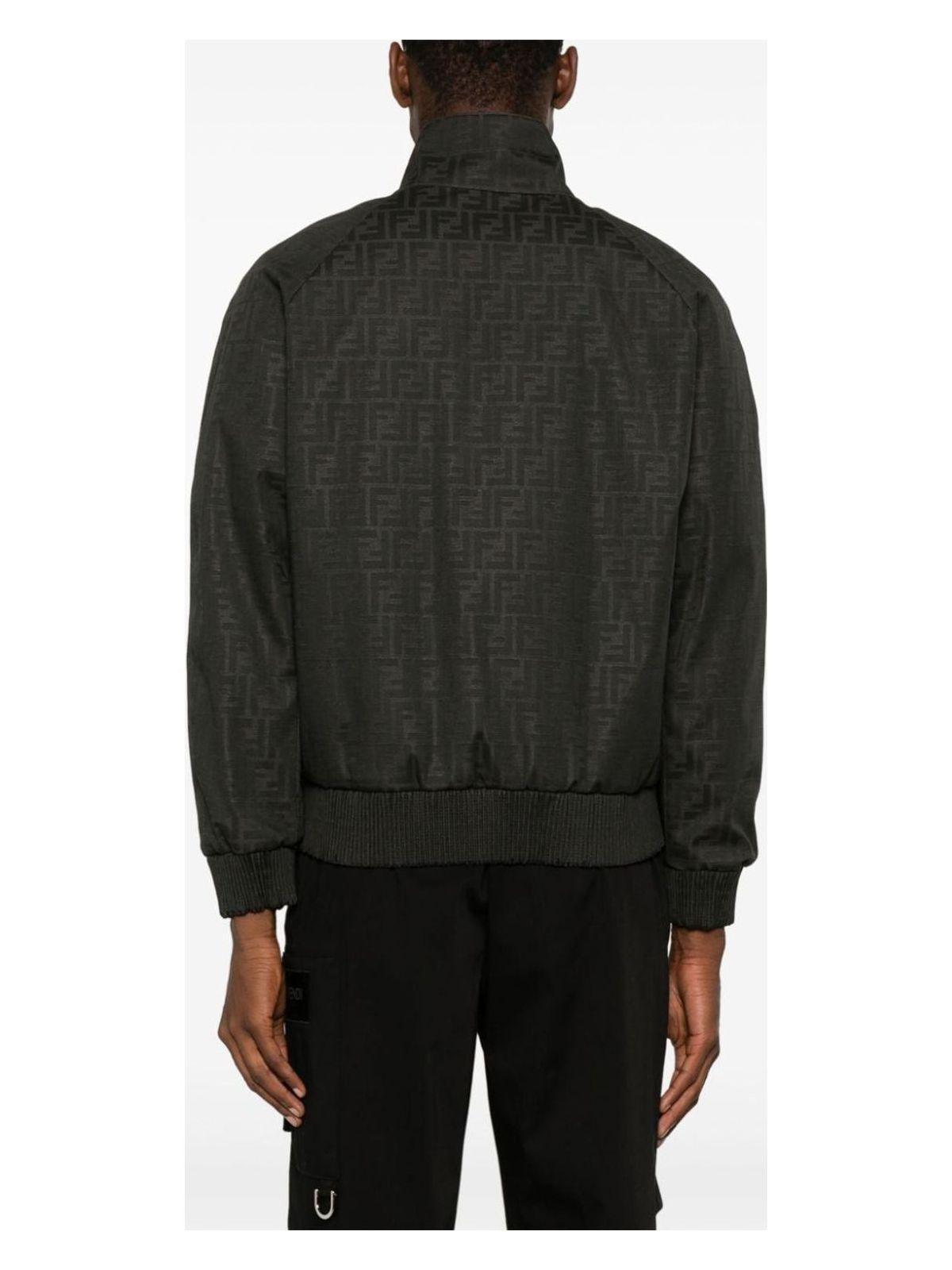 ジャケット FENDI Embroidered Polyester Blend Jacket Fendi Embroidered Polyester Blend Bomber Jacket in Blue | Lyst