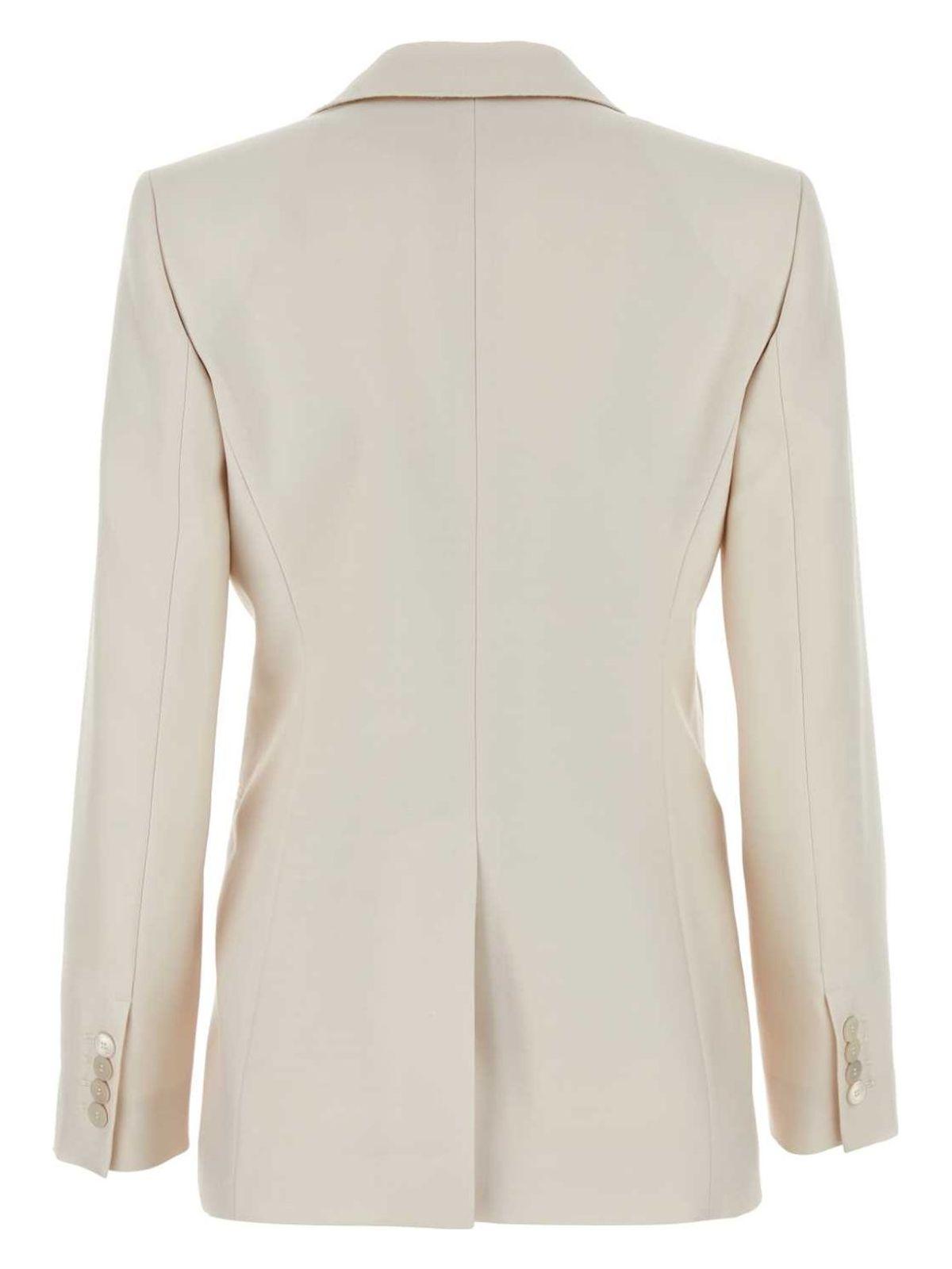 ジャケット Max Mara Ivory Duchesse Avoriaz Blazer Max Mara Ivory Duchesse Avoriaz Blazer in Natural | Lyst