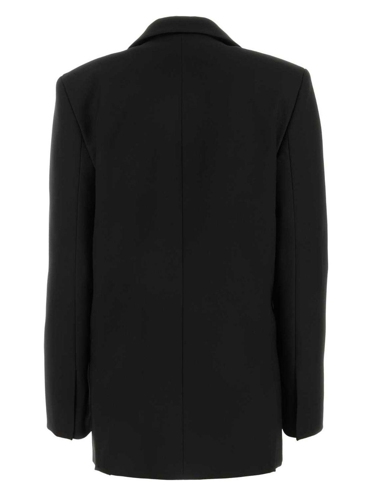 ジャケット Off-White Black drill oversize blazer Off-White Black Drill Oversize Blazer – LOZURI®